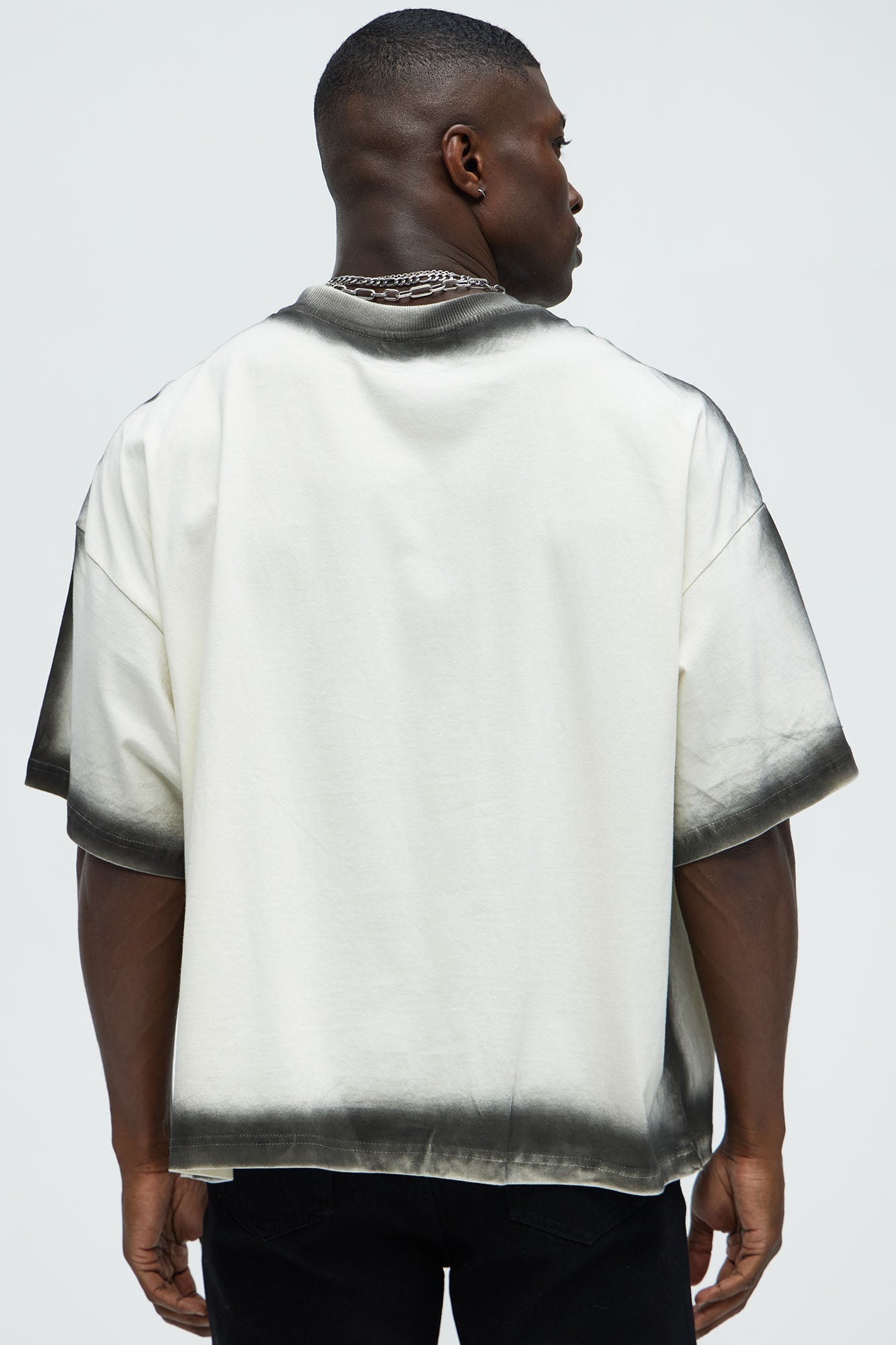 Dirty Wash Heavyweight Boxy Tee - Off White Fashion Nova