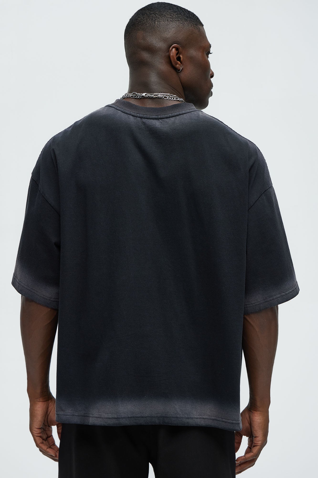 Dirty Wash Heavyweight Boxy Tee - Black Fashion Nova