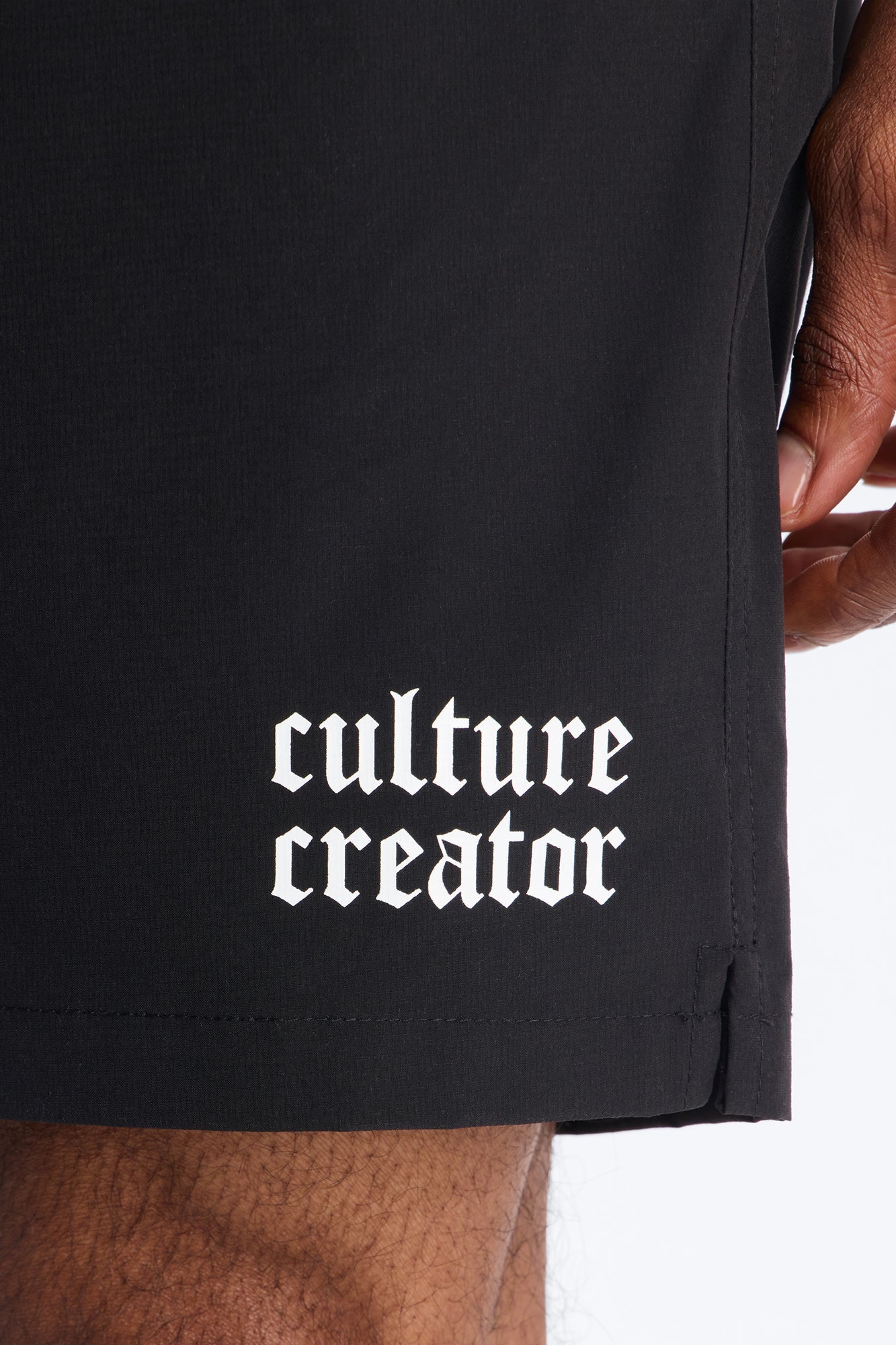 Culture Creator Double Drawstring Short - Black Fashion Nova