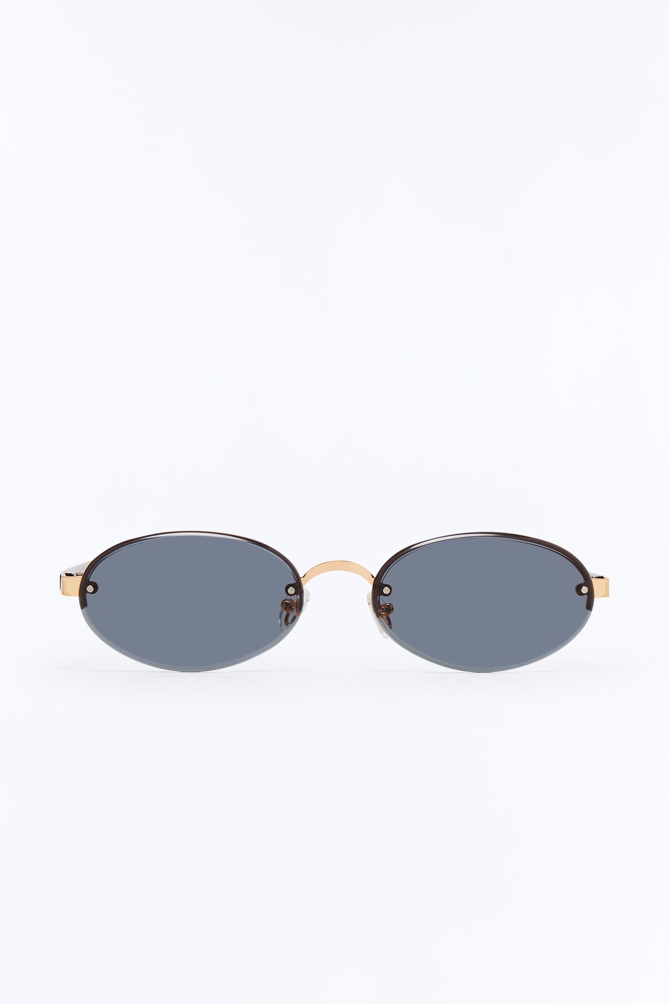 Groovy Curves Sunglasses - Black/Gold Fashion Nova