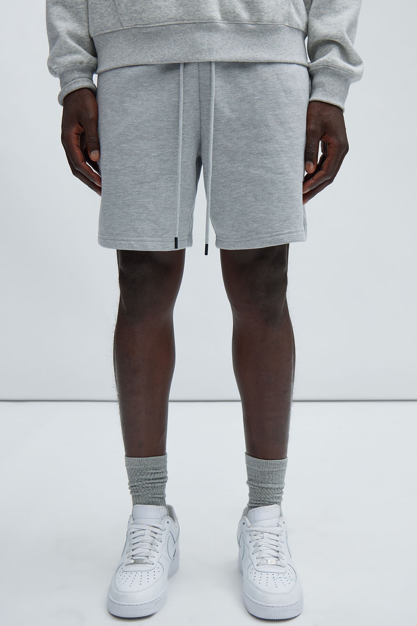 Tyson Sweatshort - Heather Grey Fashion Nova