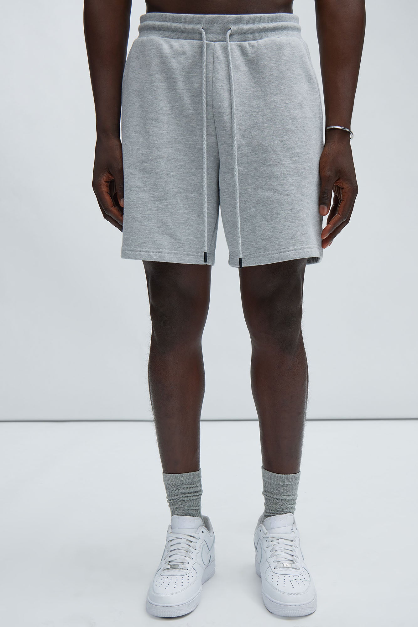 Tyson Sweatshort - Heather Grey Fashion Nova