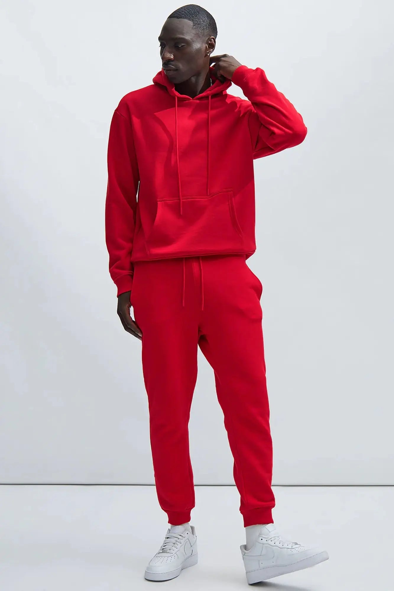 Tyson Hoodie - Red Fashion Nova
