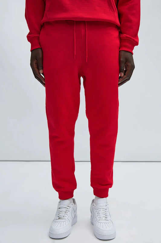 Tyson Jogger - Red Fashion Nova