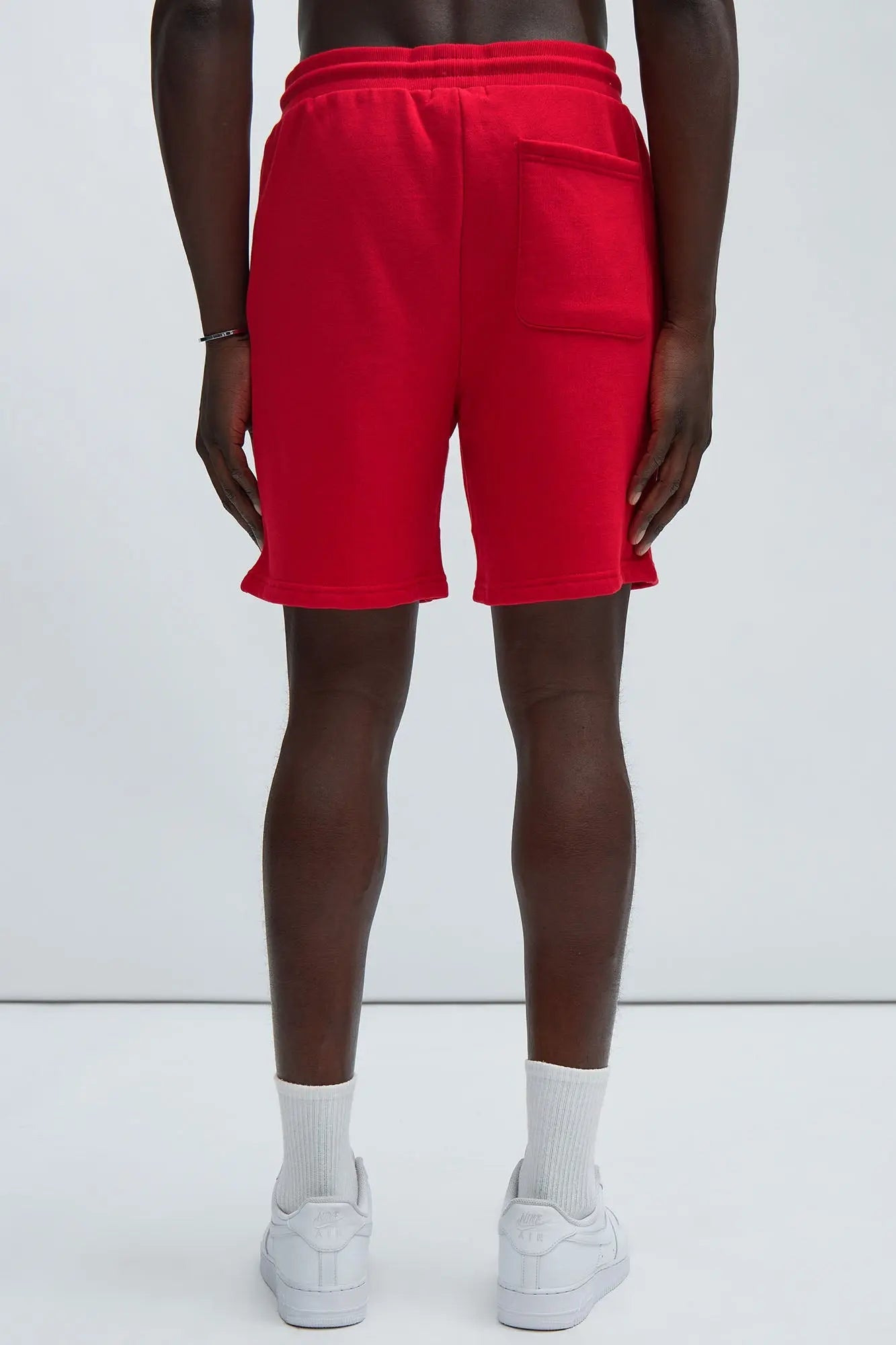 Tyson Sweatshort - Red Fashion Nova