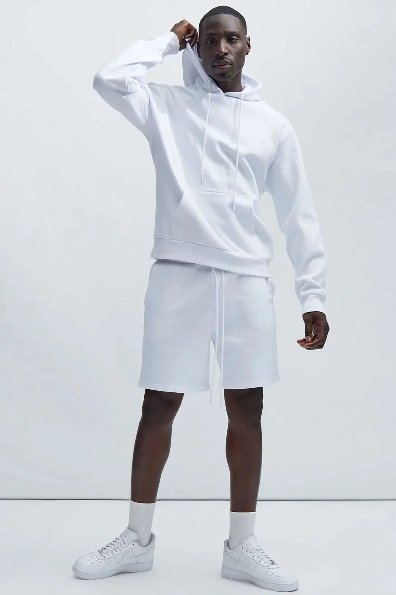 Tyson Hoodie - White Fashion Nova