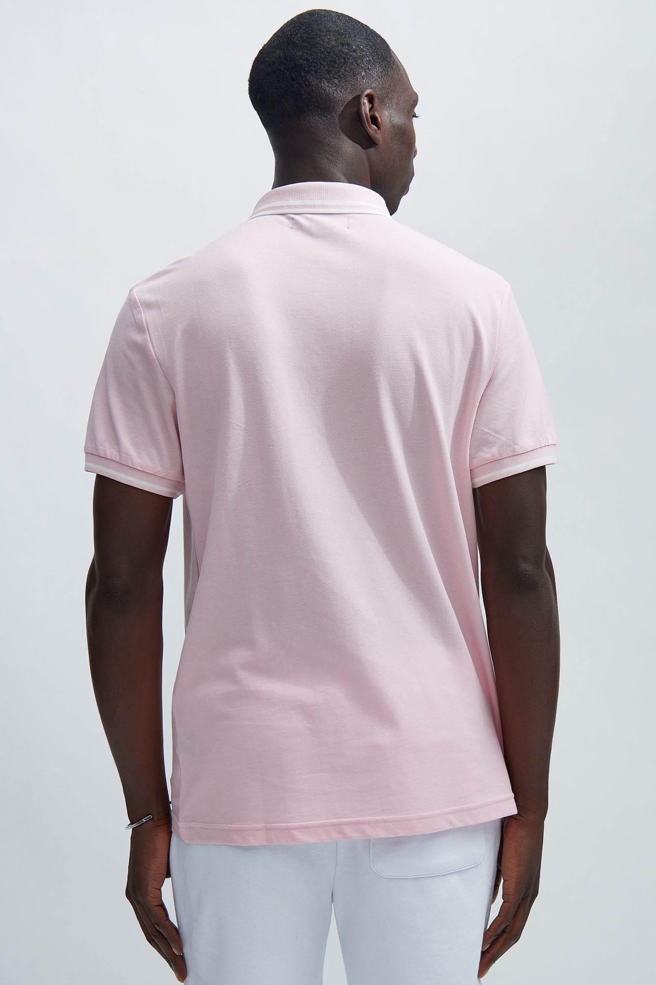 Wilson Short Sleeve Polo - Pink Fashion Nova
