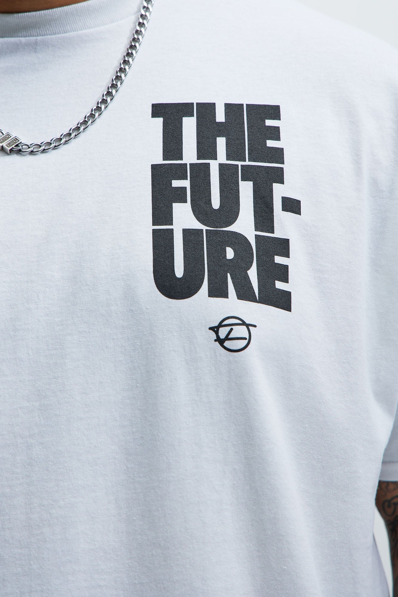 The Future Signature Short Sleeve Tee - White Fashion Nova