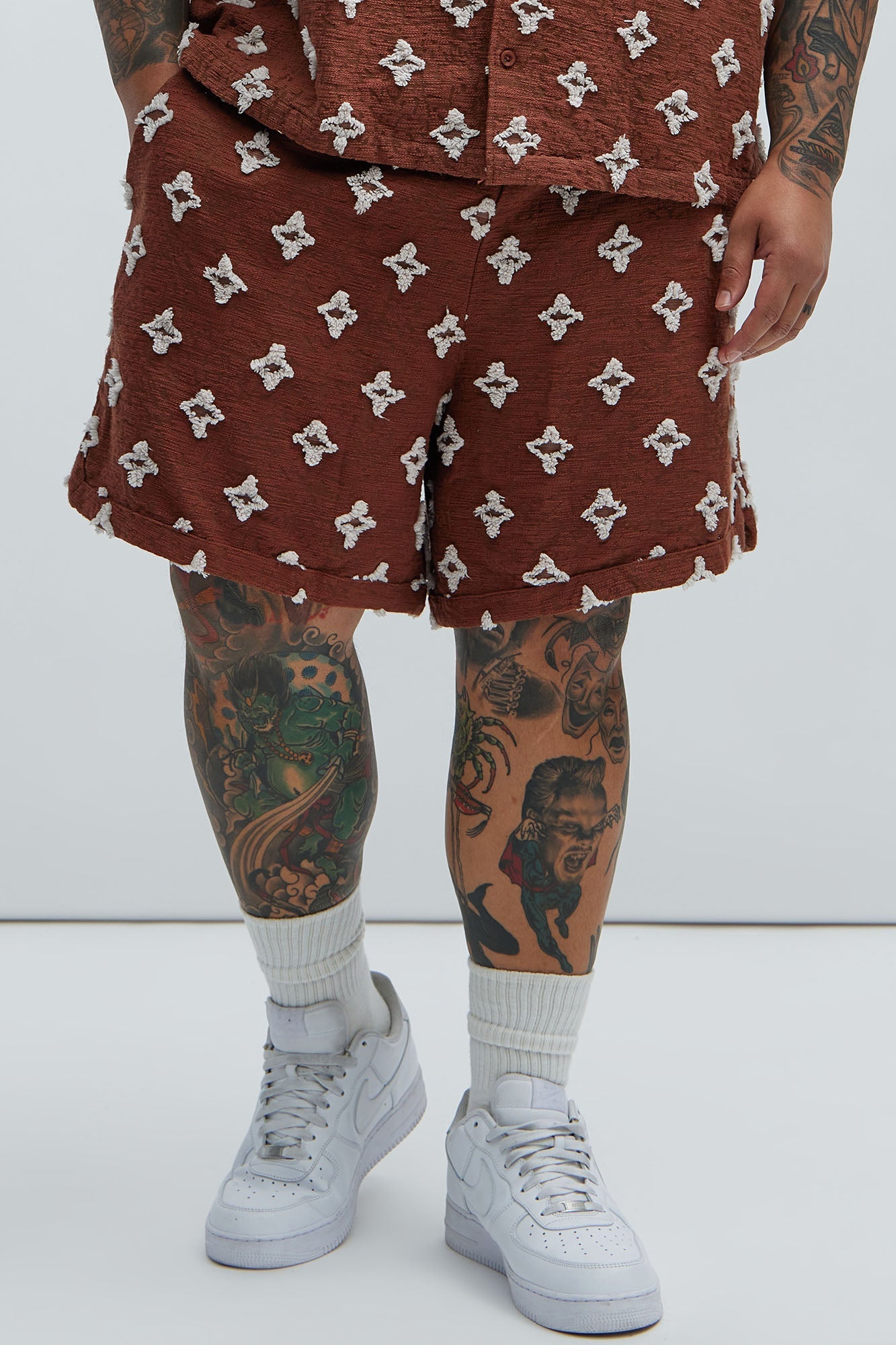 Starlet Warmup Shorts - Brown Fashion Nova