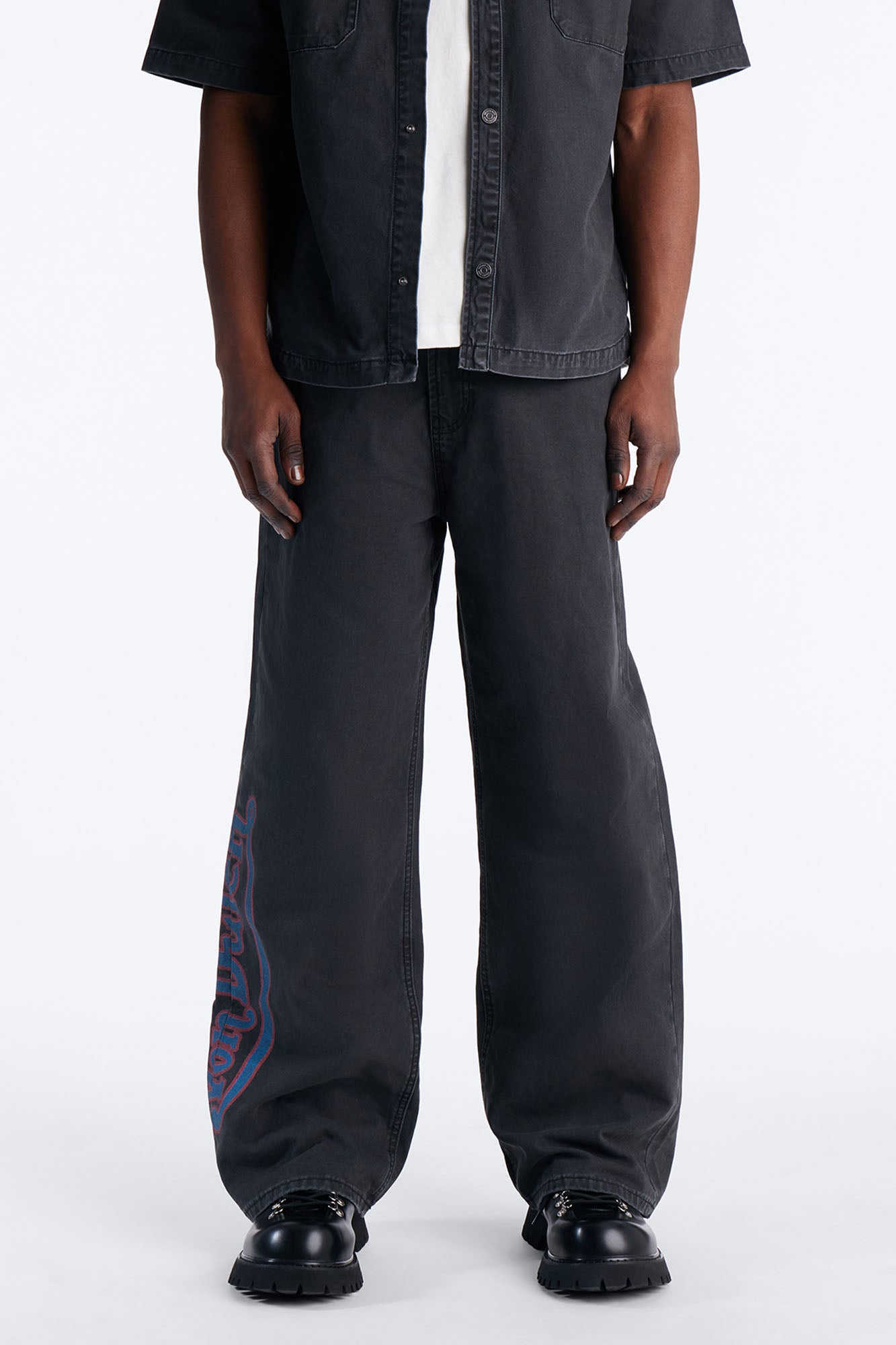 Von Dutch Reapers Straight Jean - Black Fashion Nova