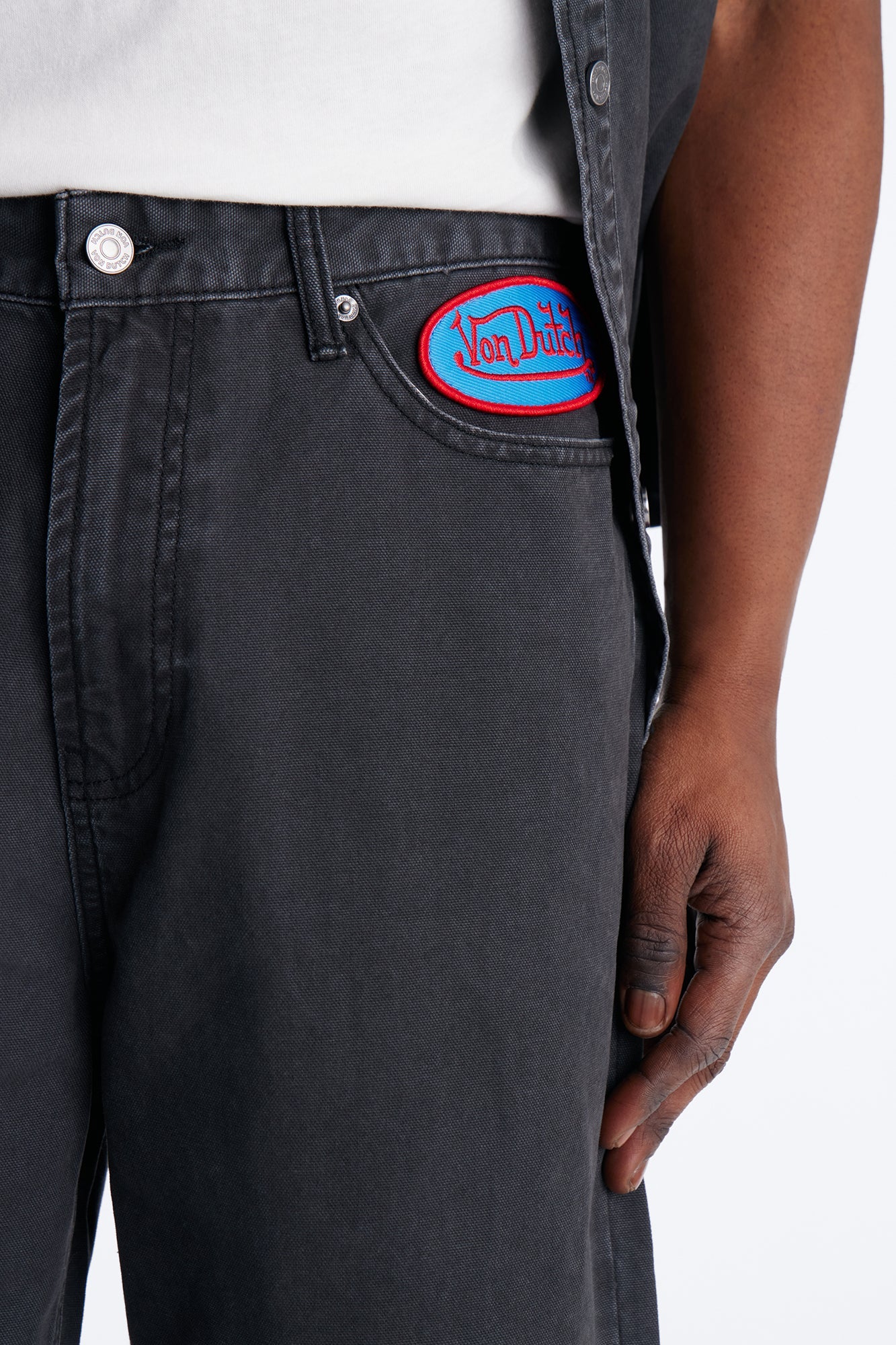 Von Dutch Reapers Straight Jean - Black Fashion Nova