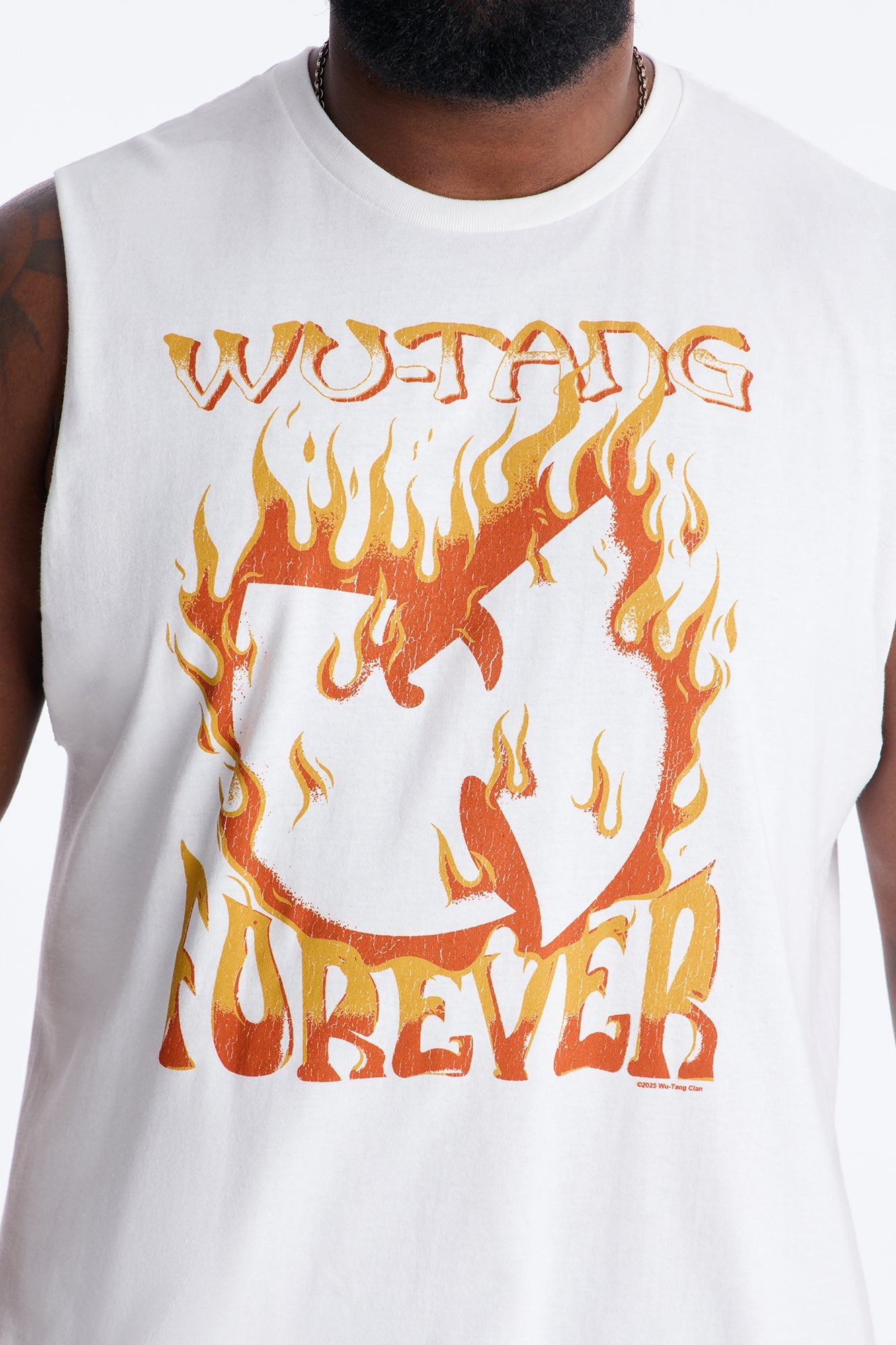 Wu Tang Protect Ya Neck Muscle Tank - White Fashion Nova