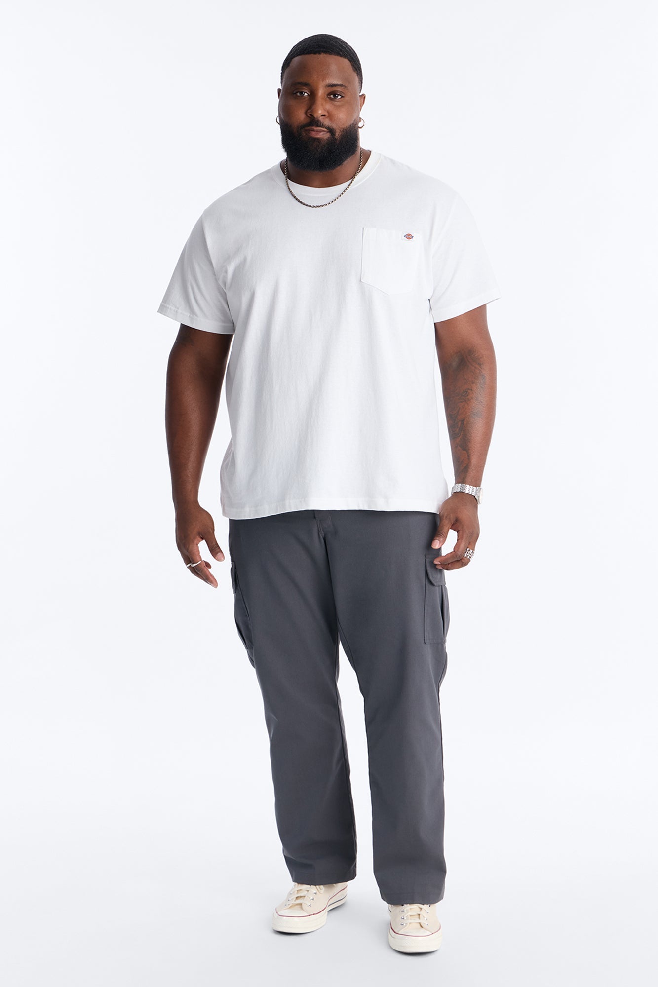 Dickies Twill Cargo Straight Pant - Charcoal Fashion Nova