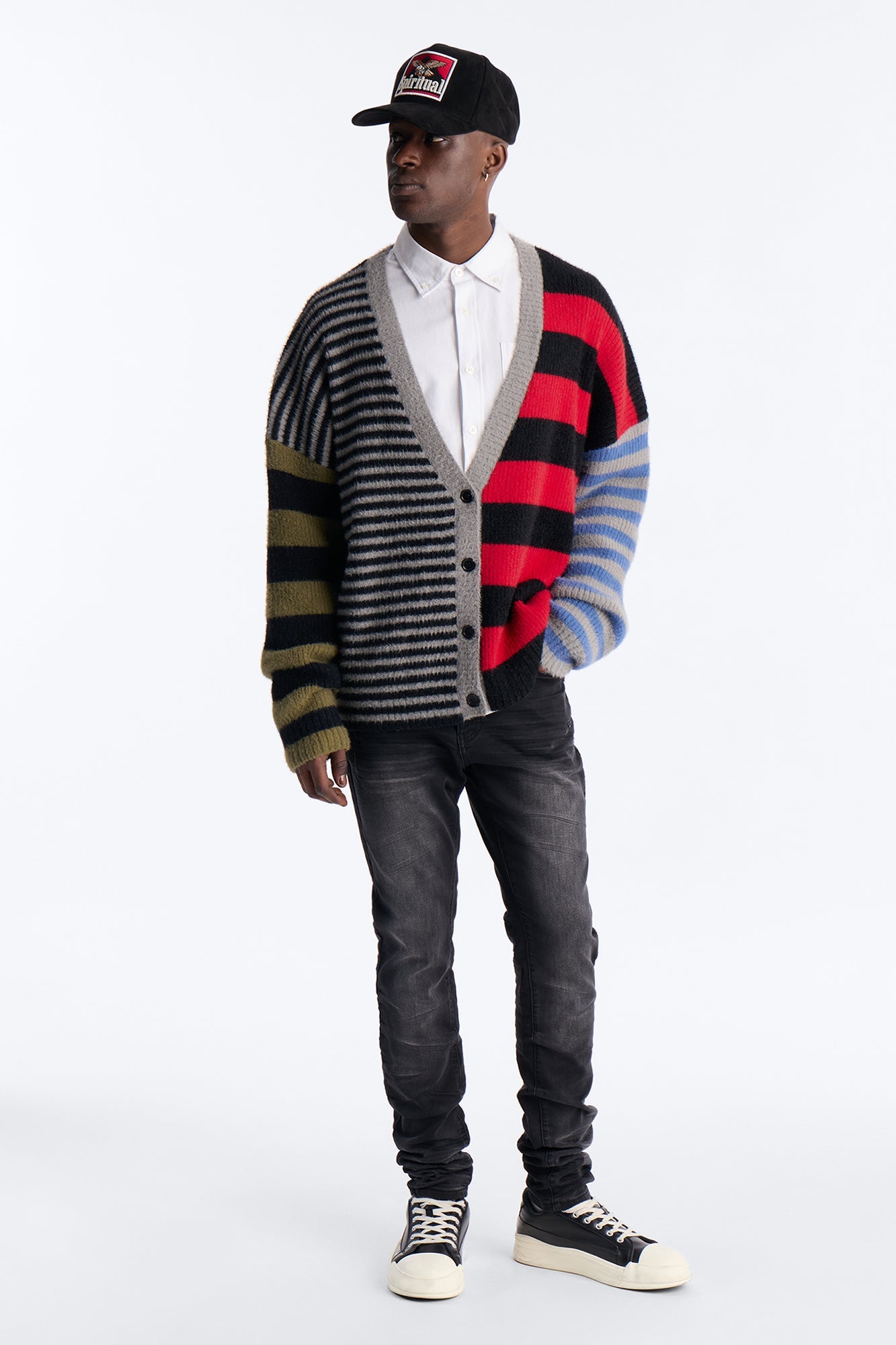 Wild Thing Stripe Knit Cardigan Sweater - Multi Color Fashion Nova
