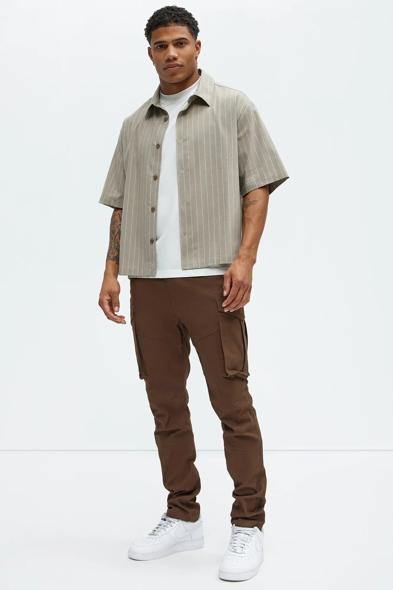 Summer Games Slim Cargo Pants - Brown Fashion Nova