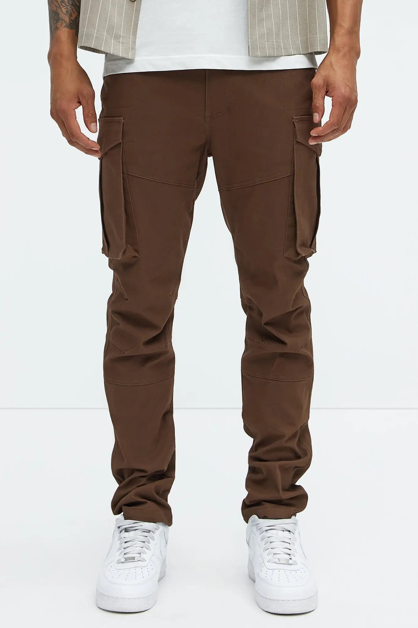 Summer Games Slim Cargo Pants - Brown Fashion Nova