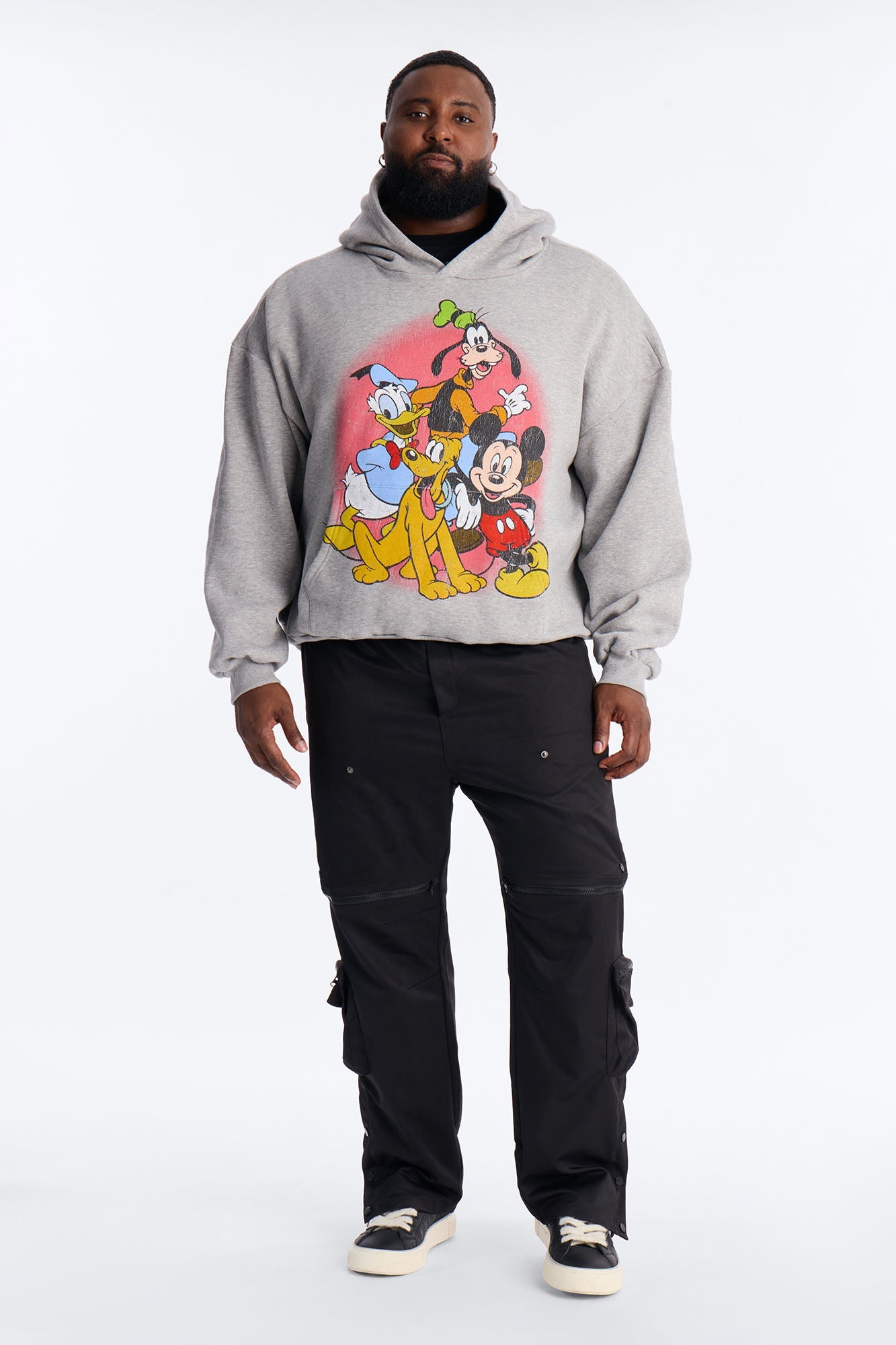Disney Mickey And Friends Do Your Own Thing Hoodie - Heather Grey Fashion Nova