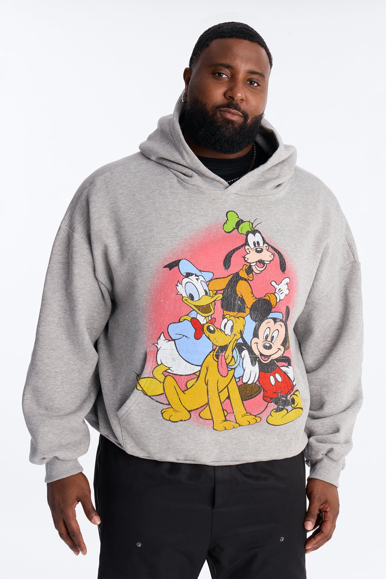 Disney Mickey And Friends Do Your Own Thing Hoodie - Heather Grey Fashion Nova