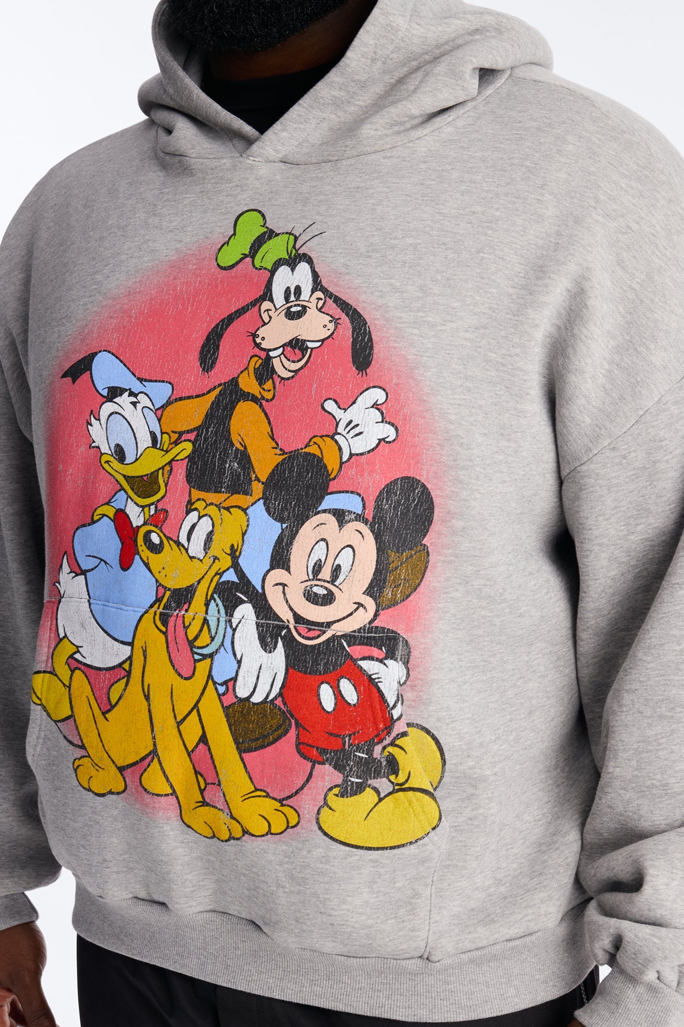 Disney Mickey And Friends Do Your Own Thing Hoodie - Heather Grey Fashion Nova
