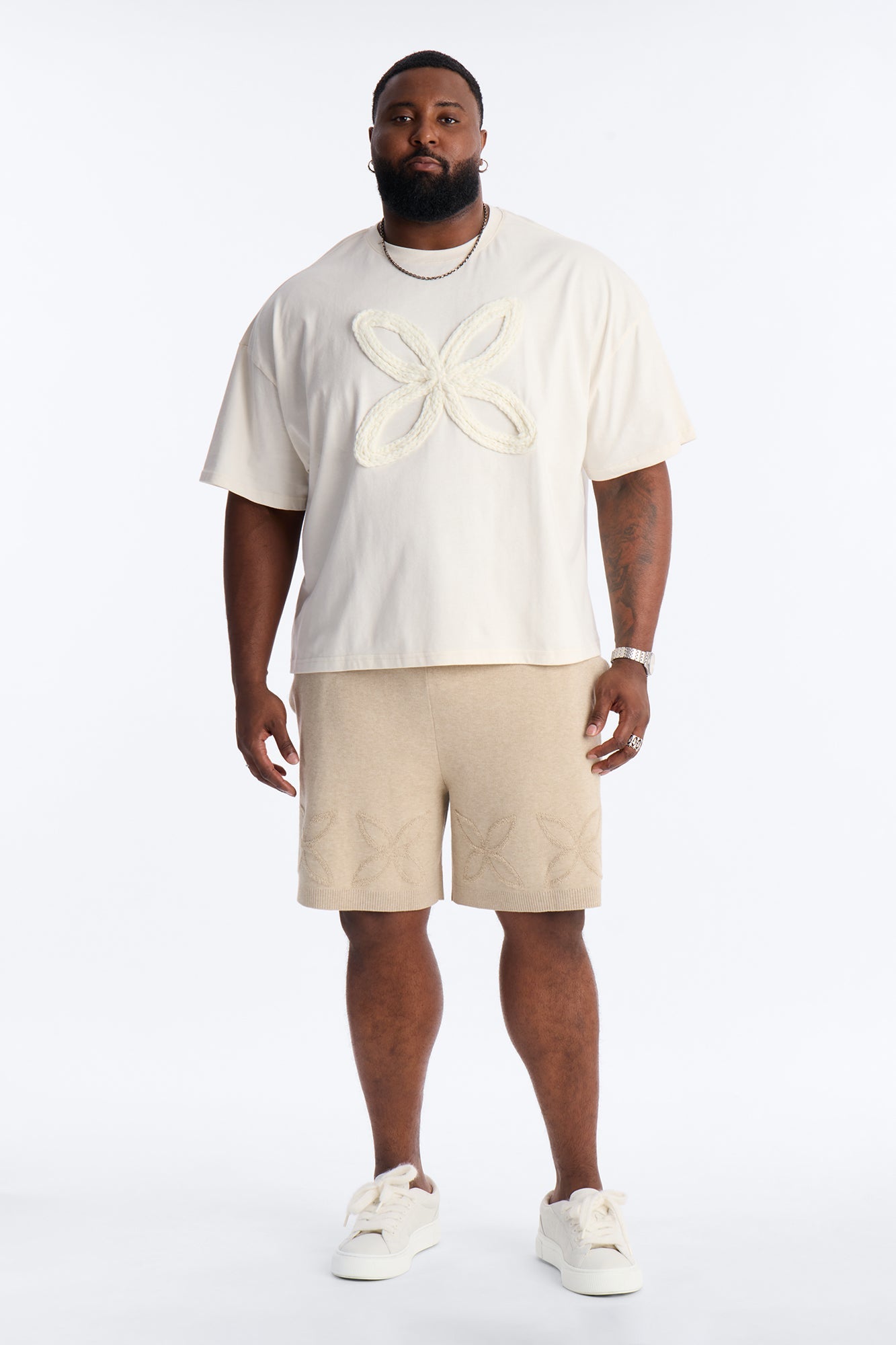 Relaxed Soft Sands Knit Short - LightBrown Fashion Nova