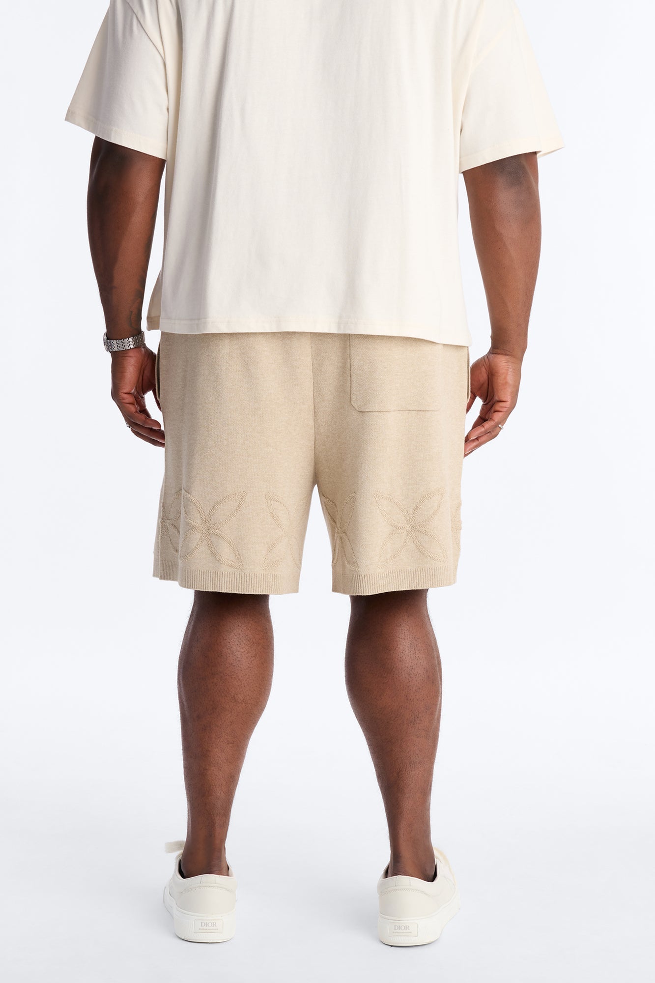 Relaxed Soft Sands Knit Short - LightBrown Fashion Nova