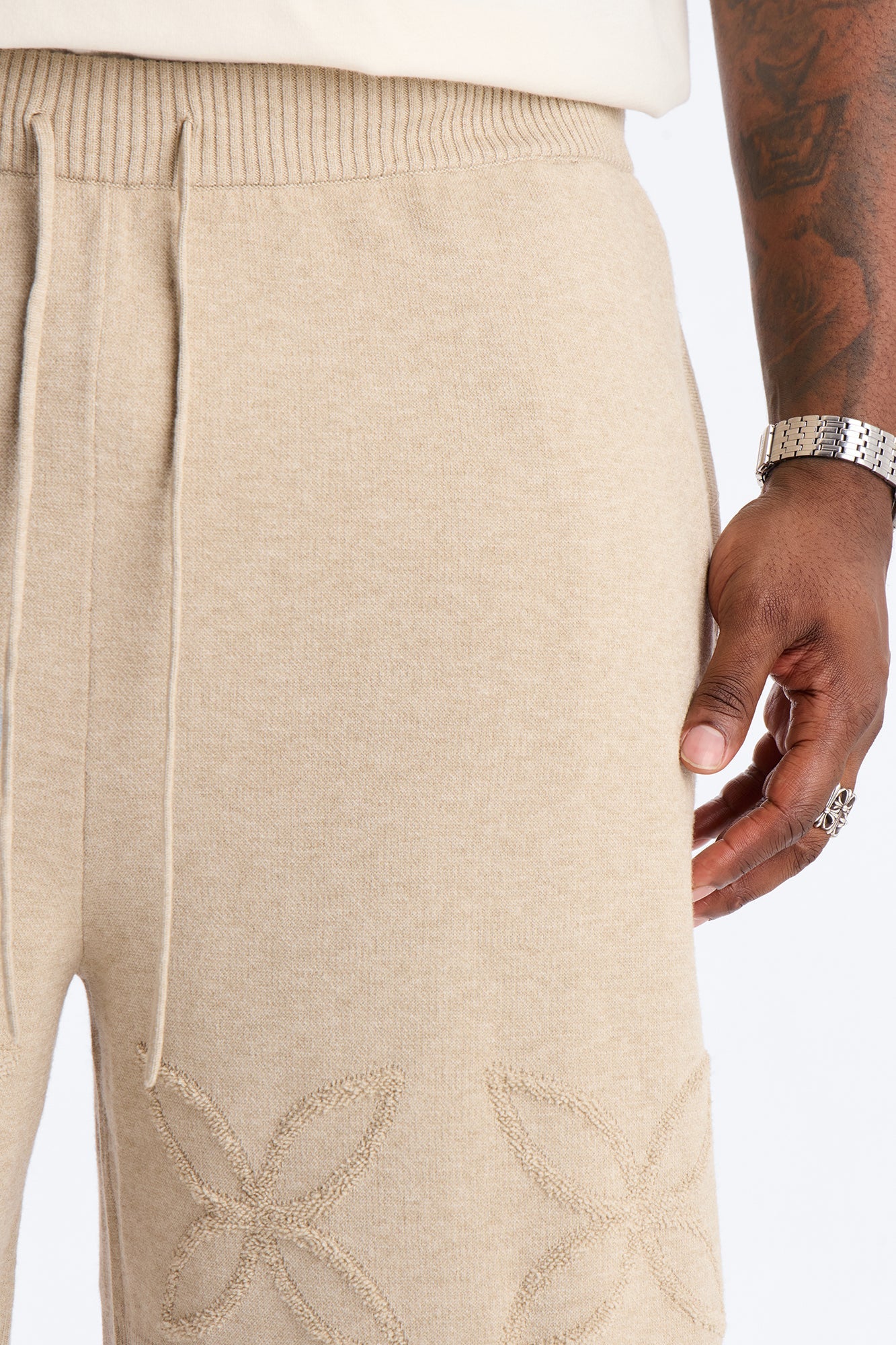Relaxed Soft Sands Knit Short - LightBrown Fashion Nova