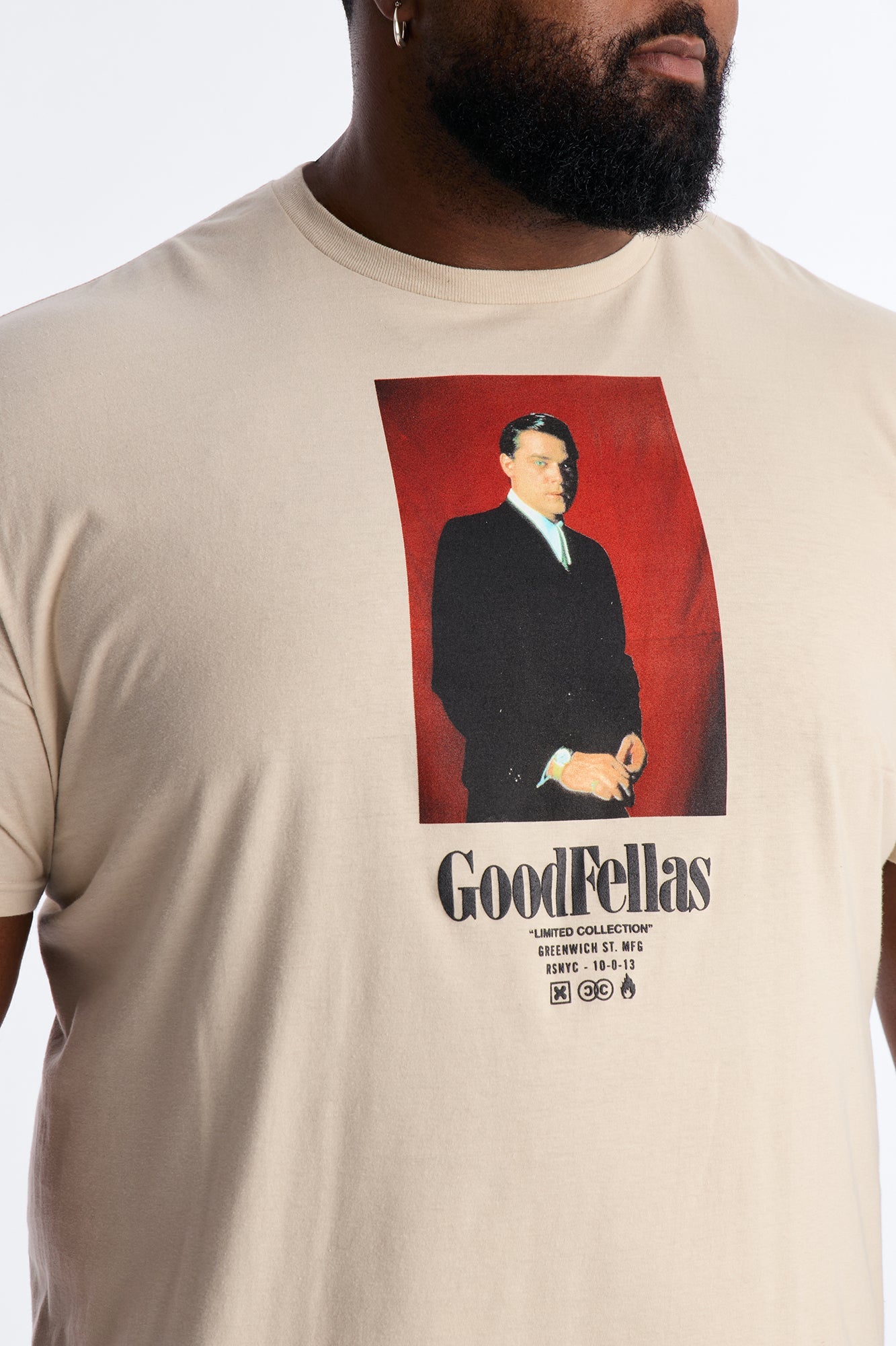Good Fellas So You Wanna Be A Gangster Short Sleeve Tee - Cream Fashion Nova