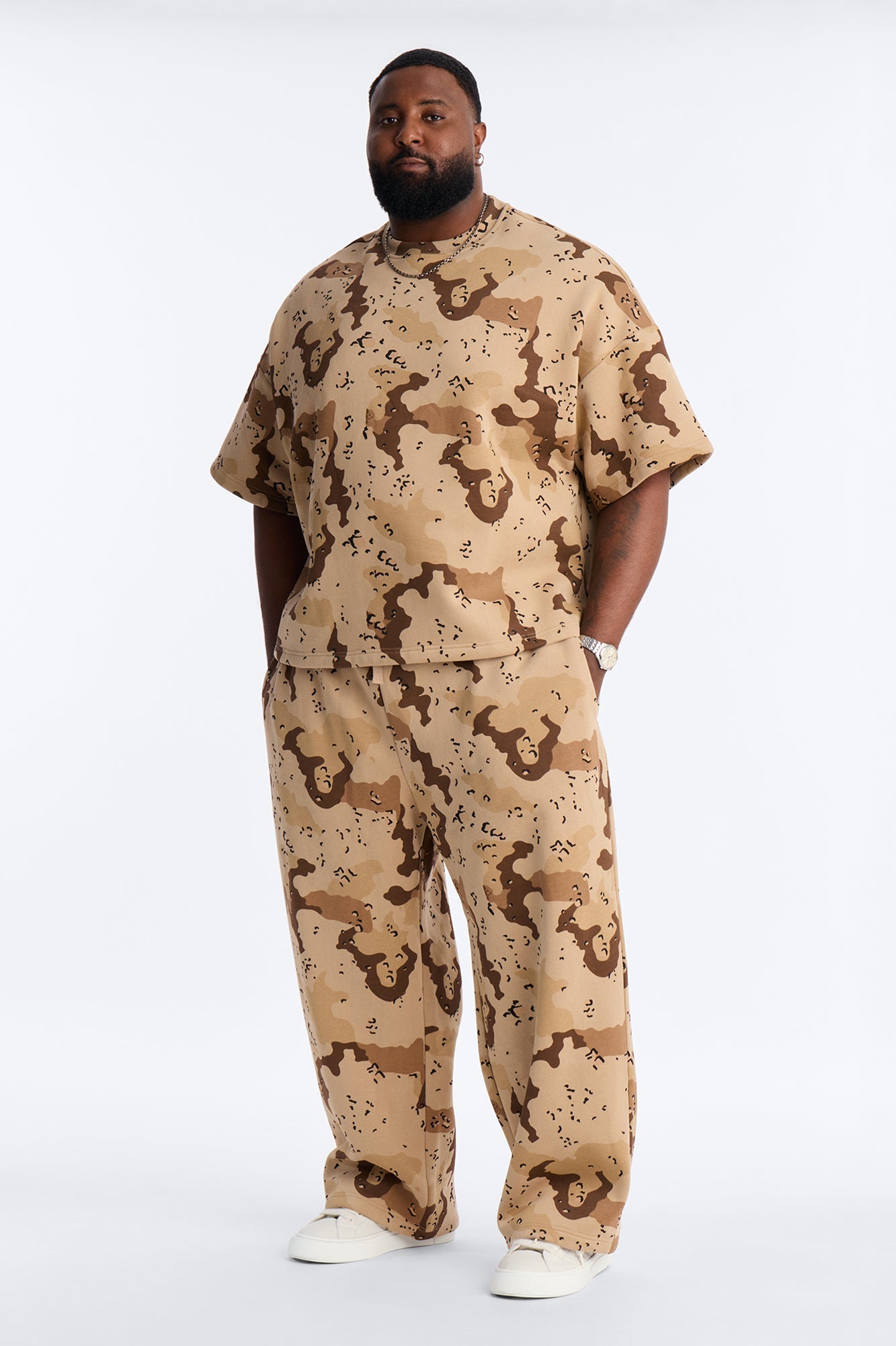 Baggy Time Warp Camo Sweatpants - Camouflage Fashion Nova
