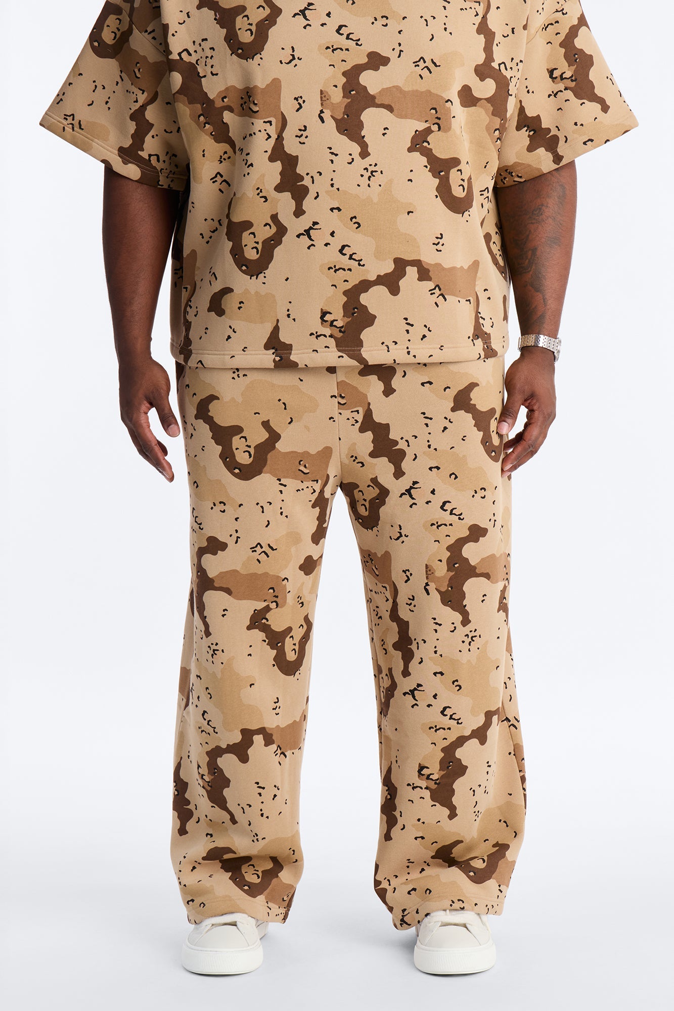 Baggy Time Warp Camo Sweatpants - Camouflage Fashion Nova