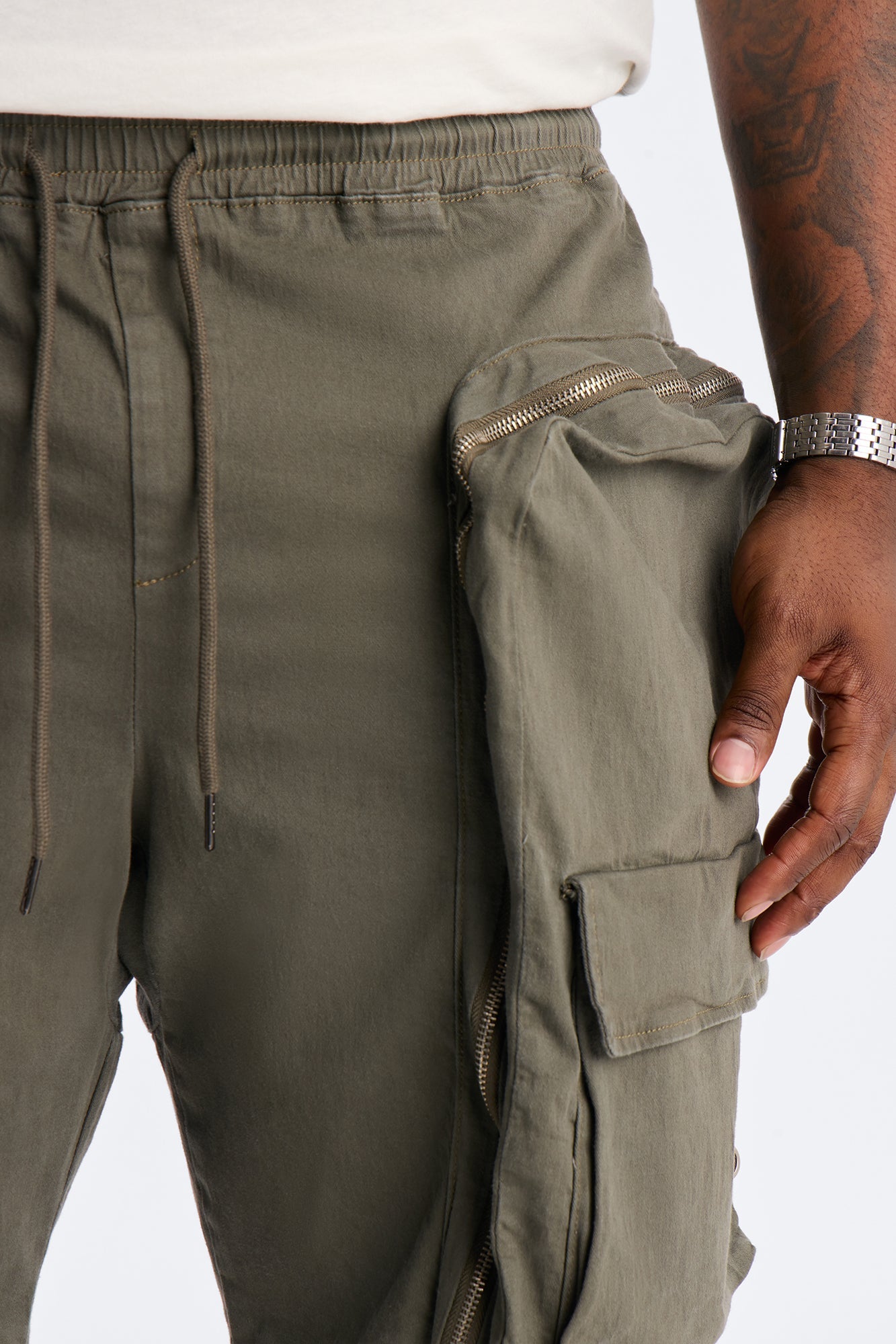 Oversized Maxed Out Utility Pocket Short - Olive Fashion Nova