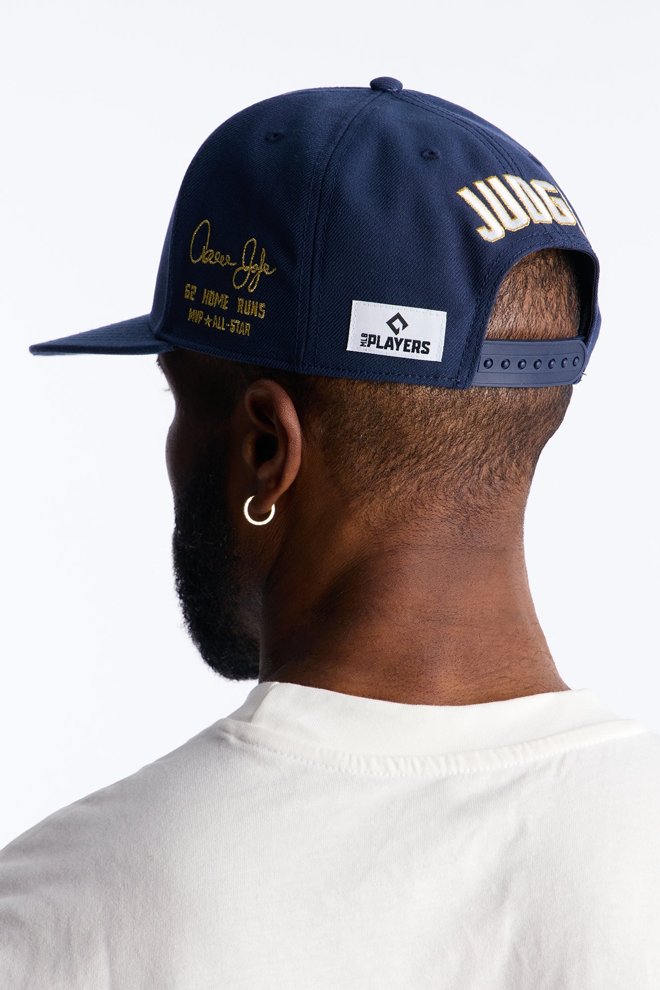 Number 99 Judge Baseball Hat - Navy Fashion Nova