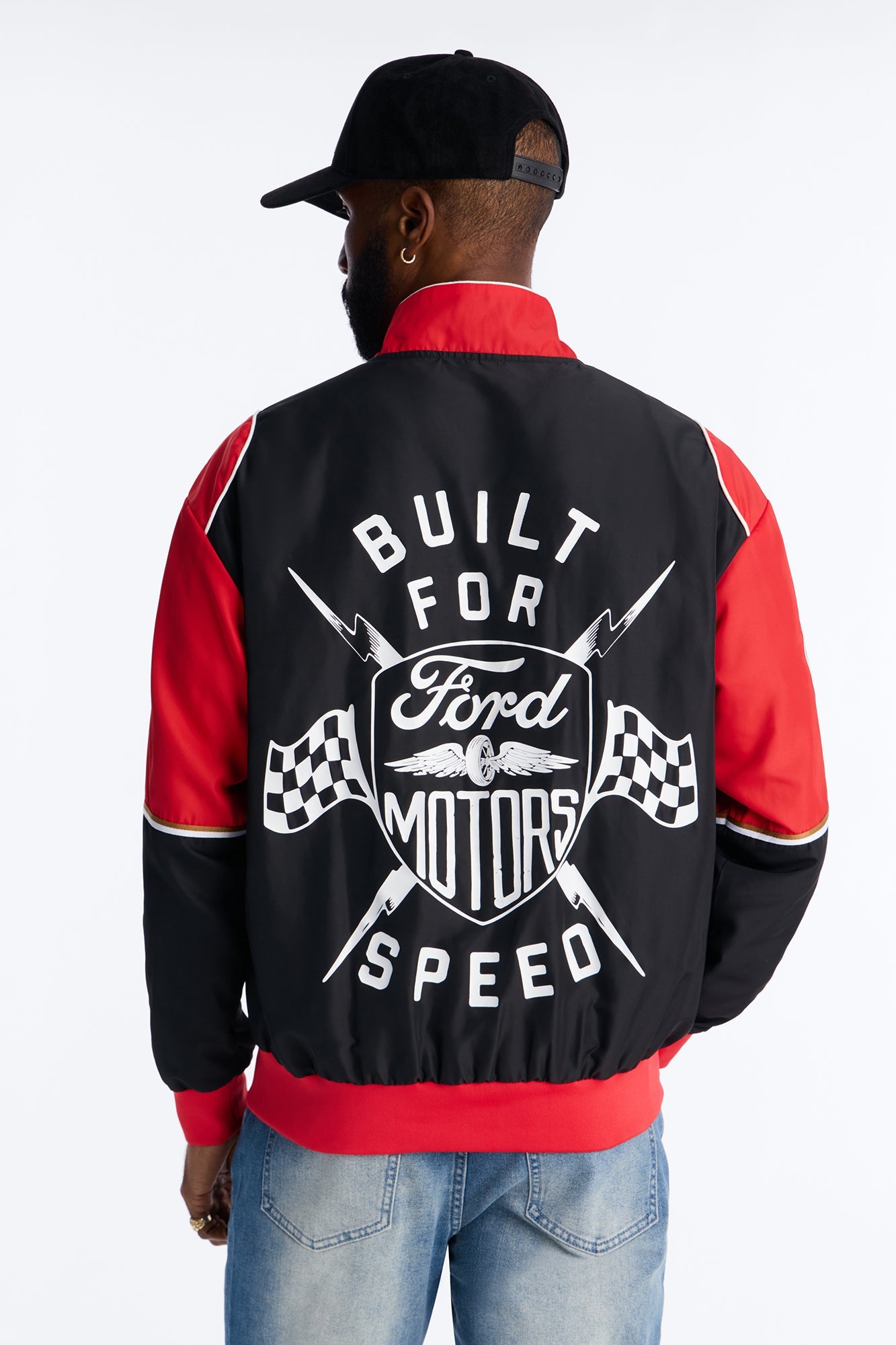 Oversized Ford Need For Speed Racing Jacket - Red Fashion Nova