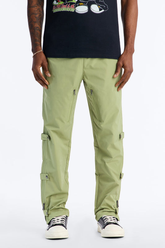 Slim Odyssey Multi Strap Pant - Sage Fashion Nova