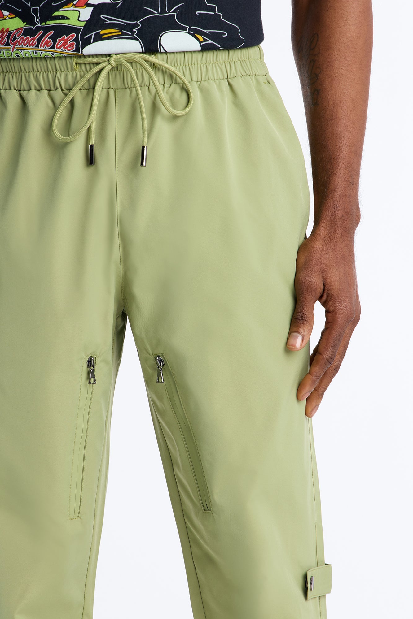 Slim Odyssey Multi Strap Pant - Sage Fashion Nova