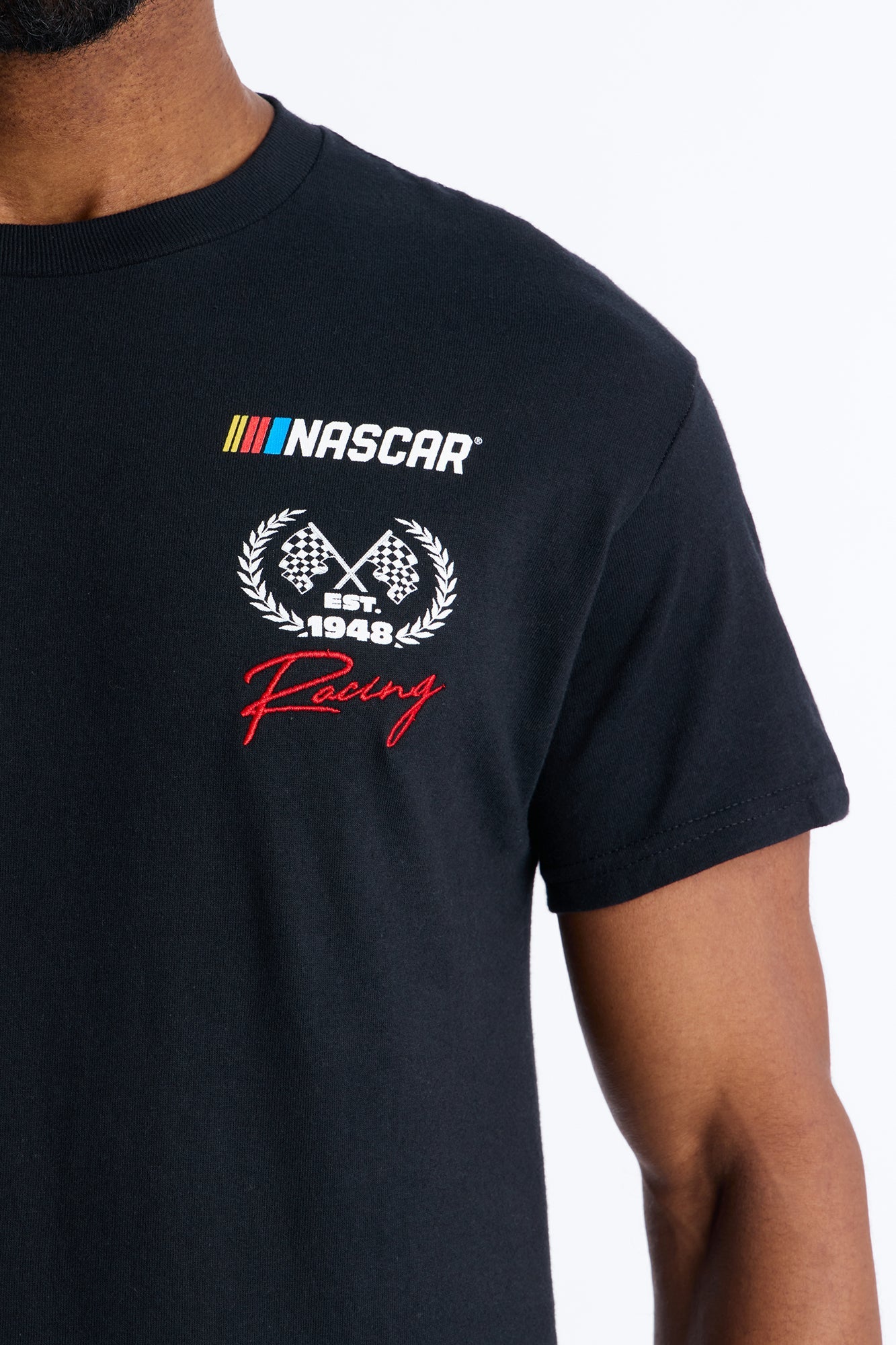 Nascar Racing 1948 Short Sleeve Tee - Black Fashion Nova