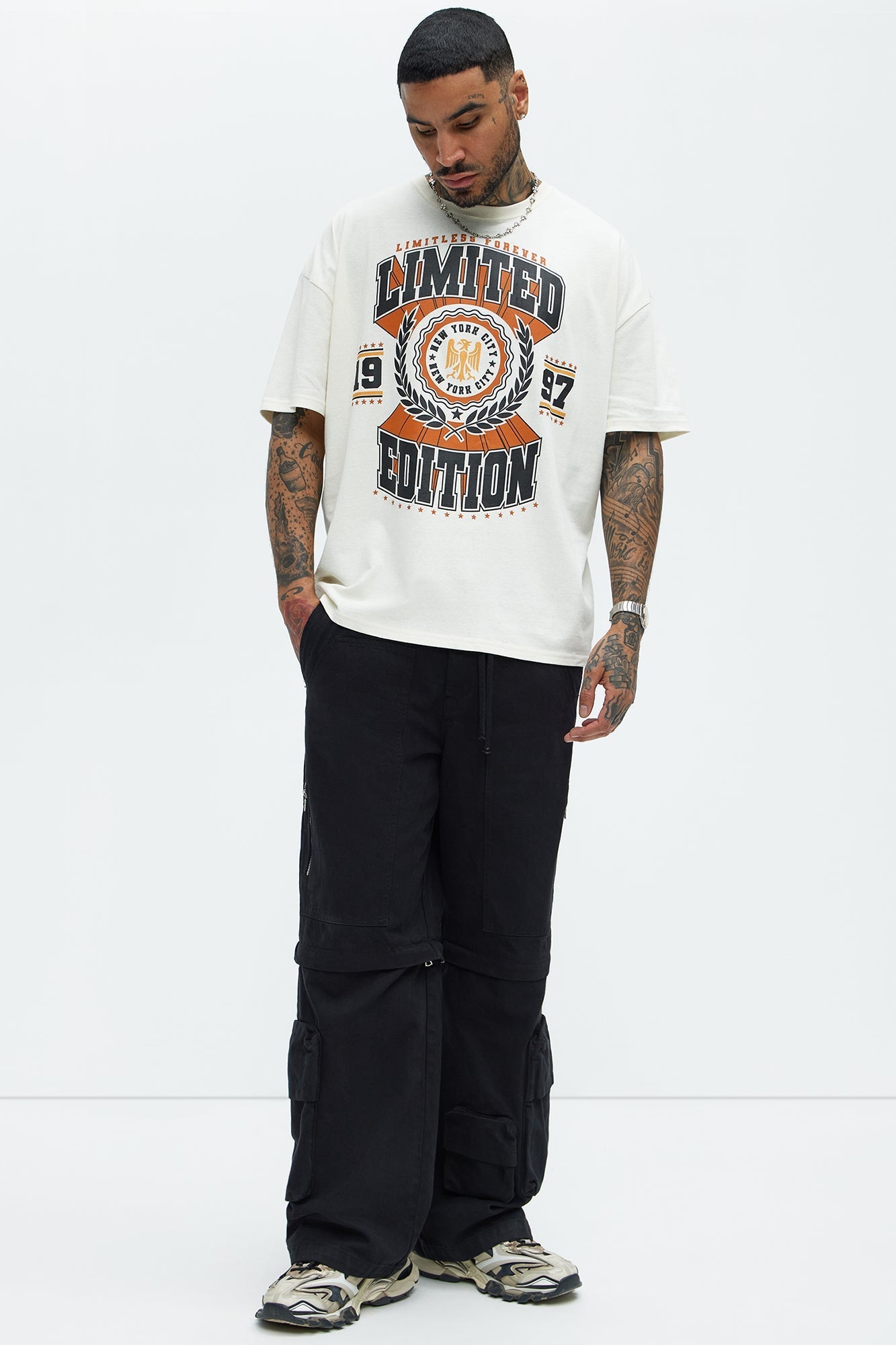 Limited Edition 1997 Oversized Short Sleeve Tee - White Fashion Nova