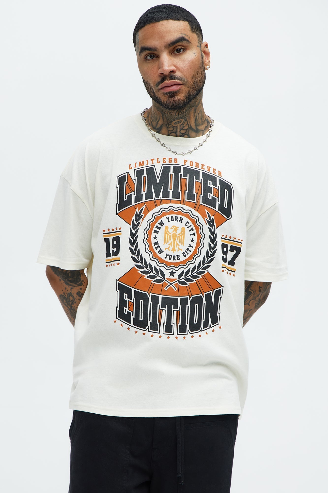 Limited Edition 1997 Oversized Short Sleeve Tee - White Fashion Nova