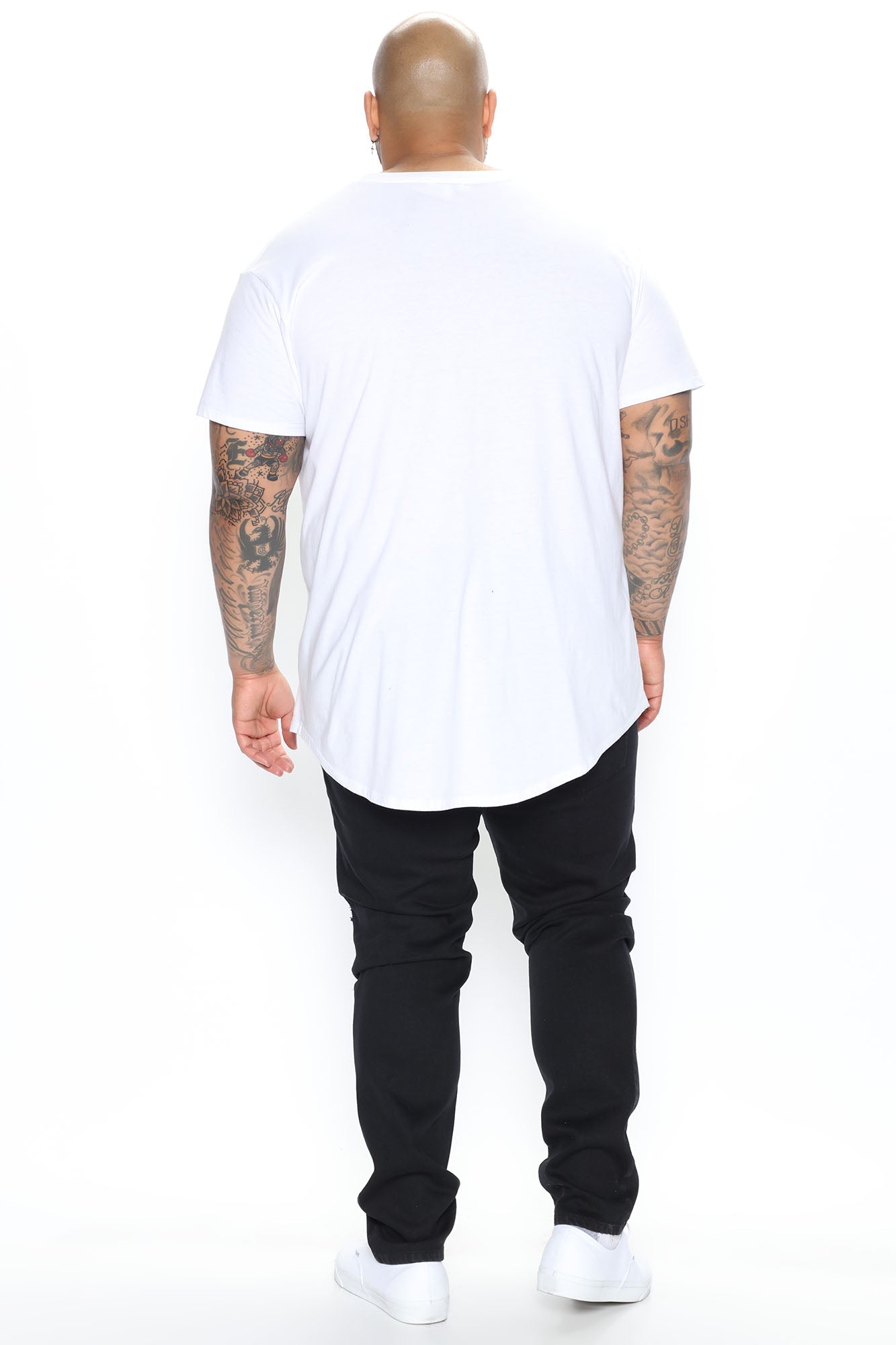 Jasper Skinny Ripped Knee Jeans - Black Fashion Nova