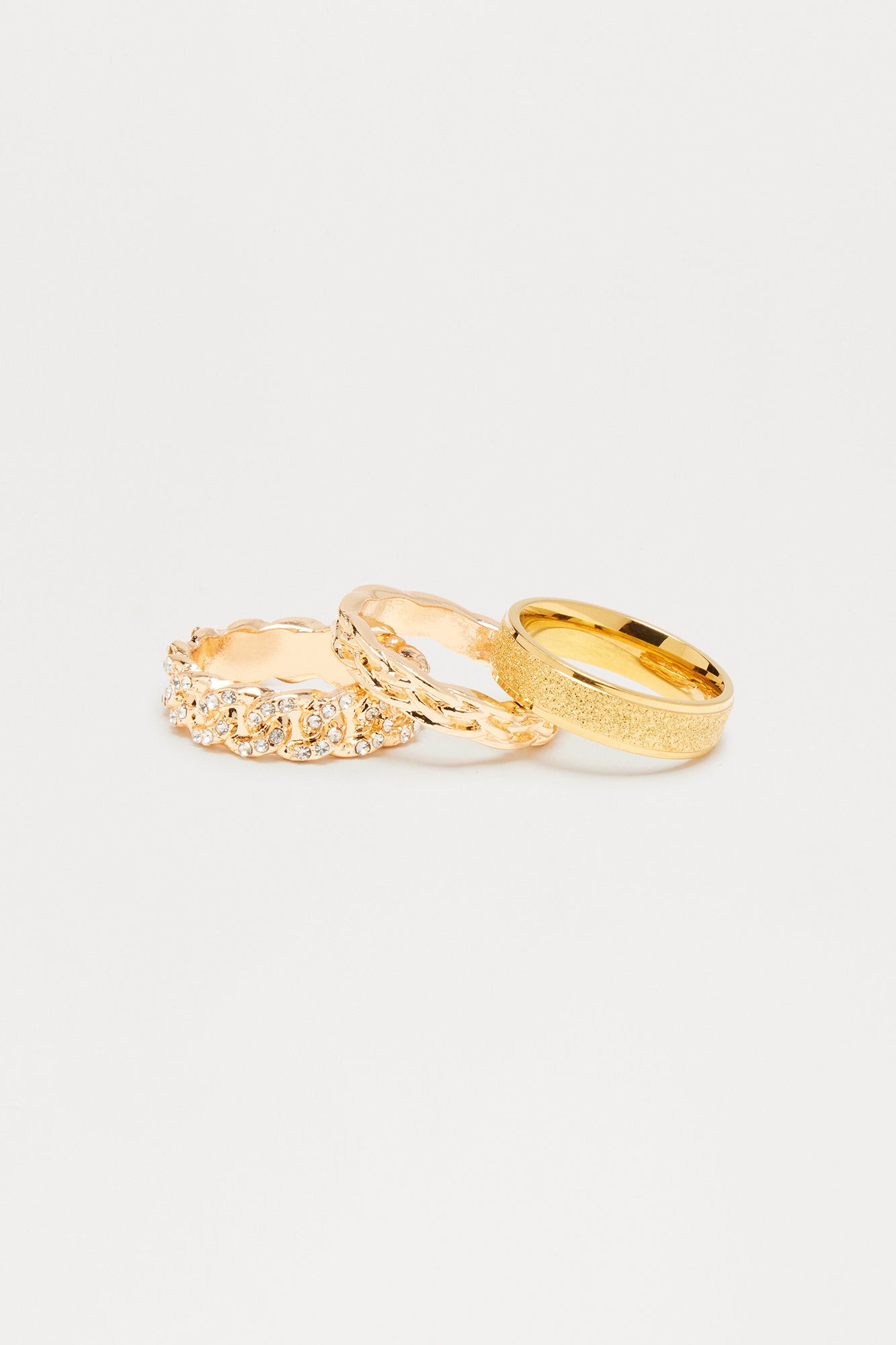 Nubela Ring Set - Gold Fashion Nova