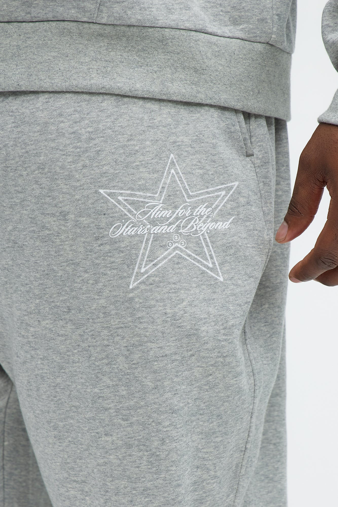 Aim For The Stars Sweatpants - Grey Fashion Nova