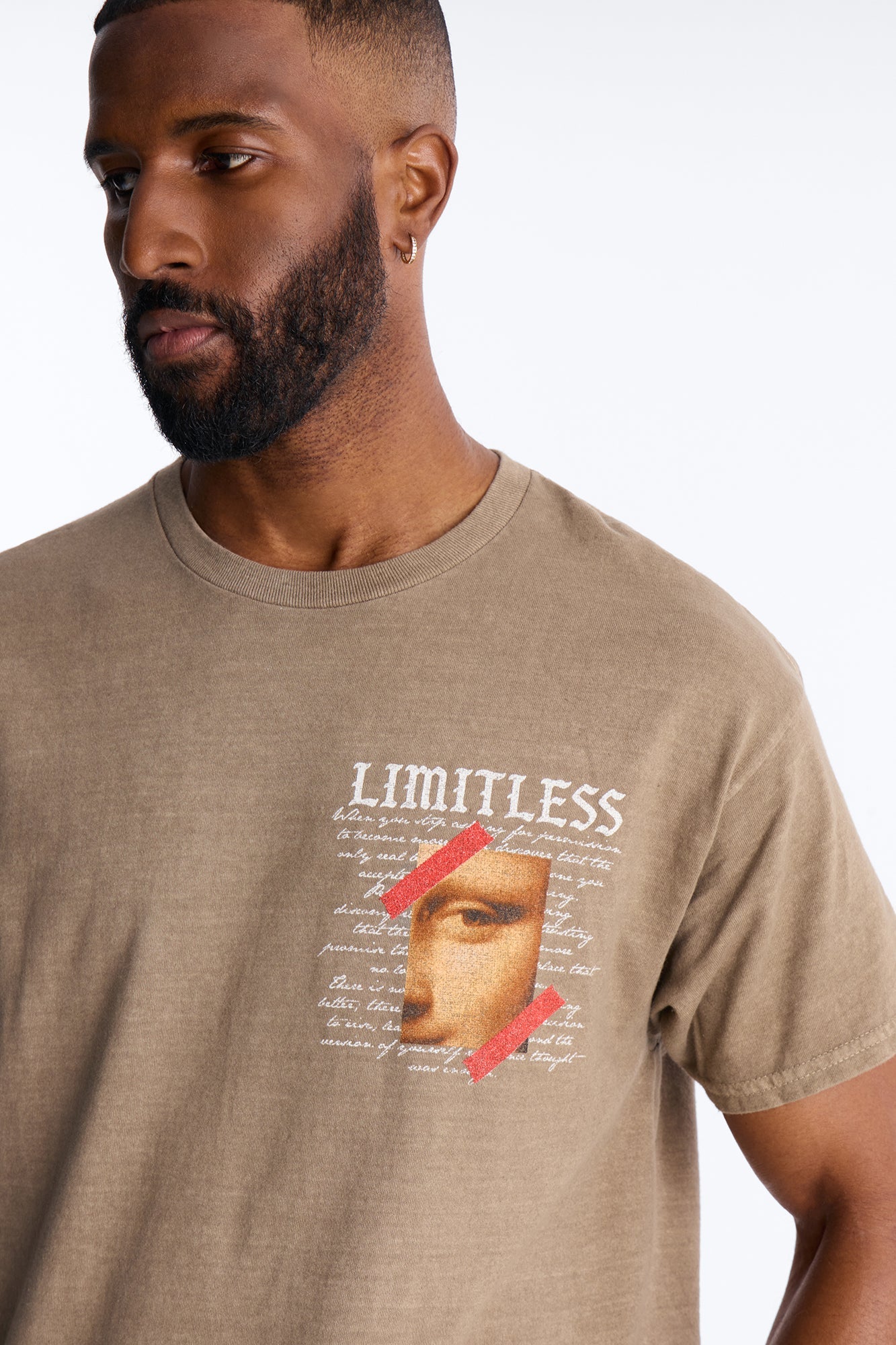 Limitless Art Short Sleeve Tee - Brown Fashion Nova