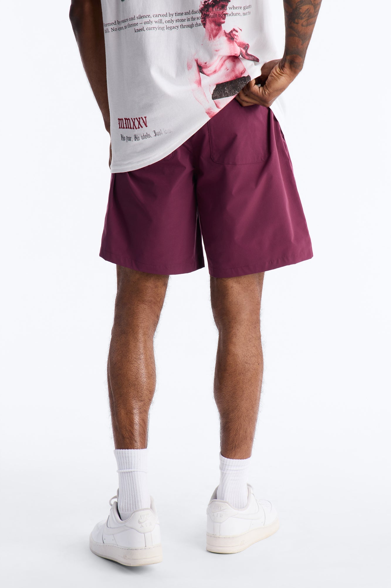 Culture Creator Double Drawstring Short - Purple Fashion Nova