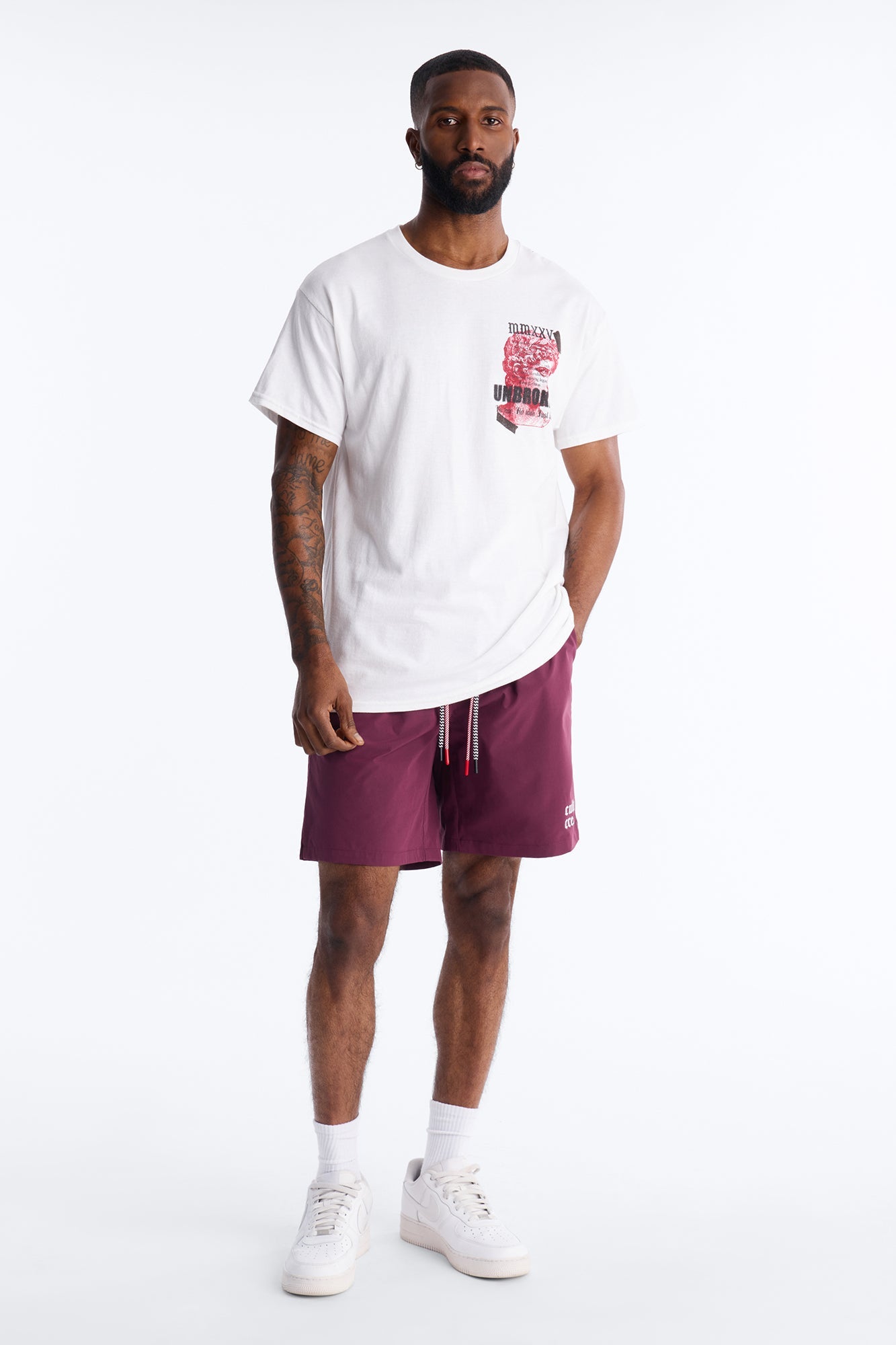 Unbroken And Focused Oversized Short Sleeve Tee - White Fashion Nova