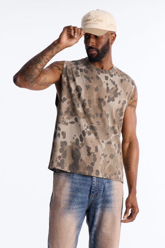 Cropped Muscle Tee - Grey Fashion Nova