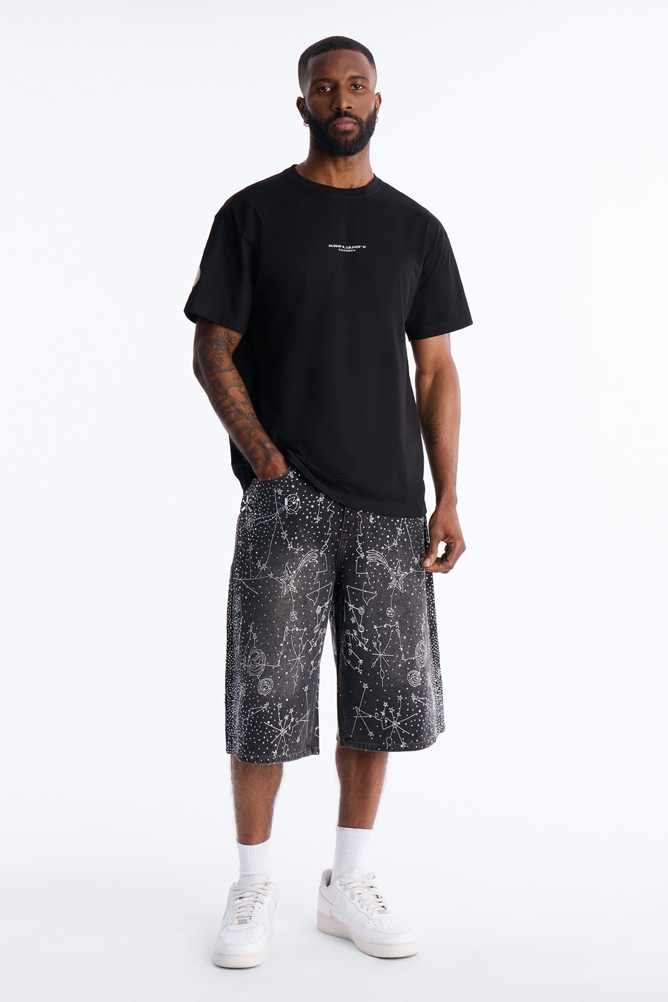 LA West Coast Short Sleeve Tee - Black Fashion Nova