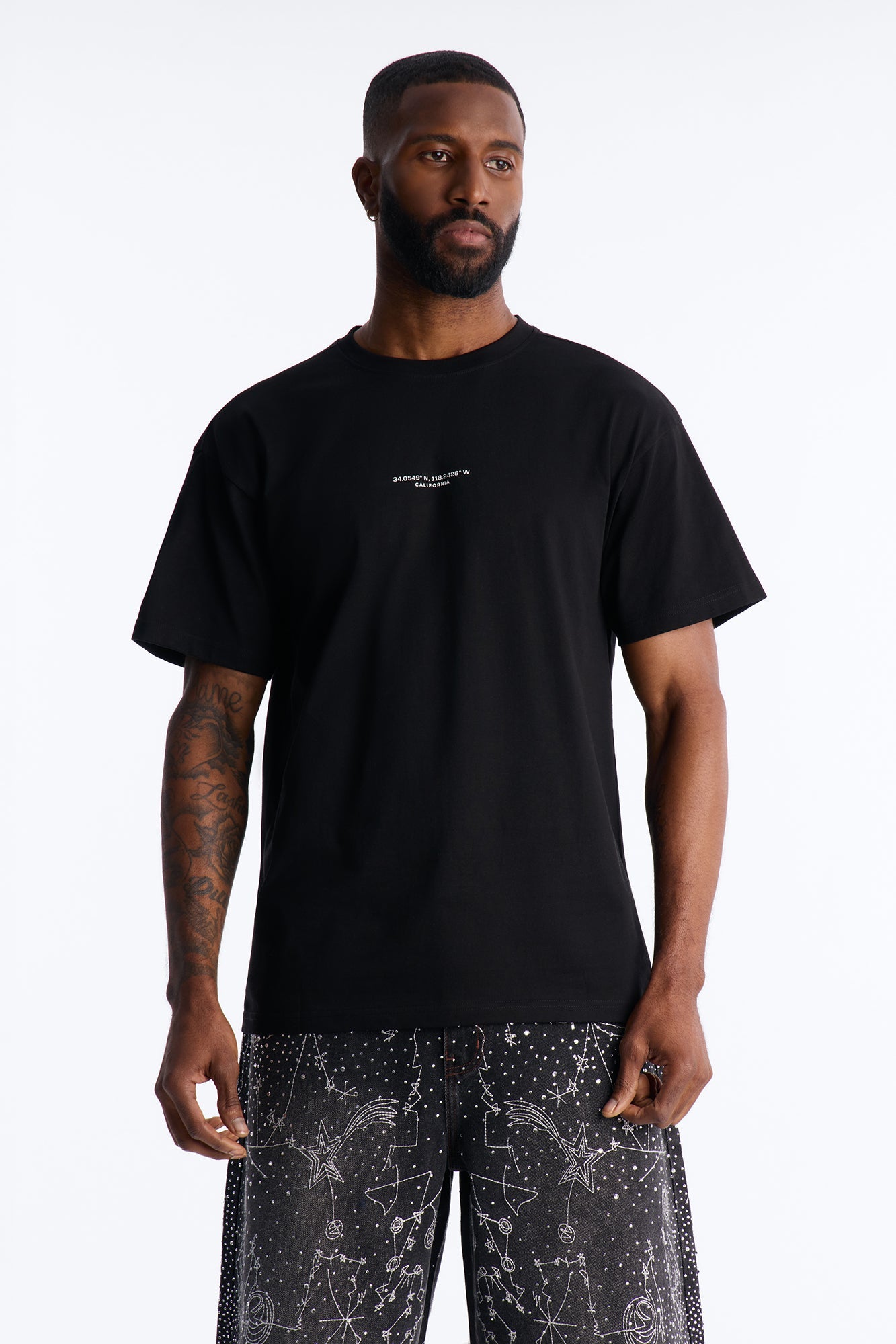 LA West Coast Short Sleeve Tee - Black Fashion Nova