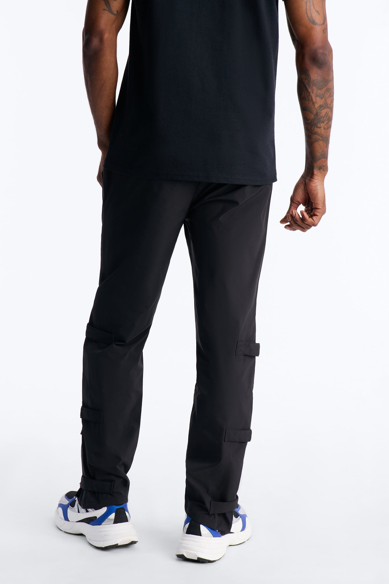 Slim Odyssey Multi Strap Pant - Black Fashion Nova