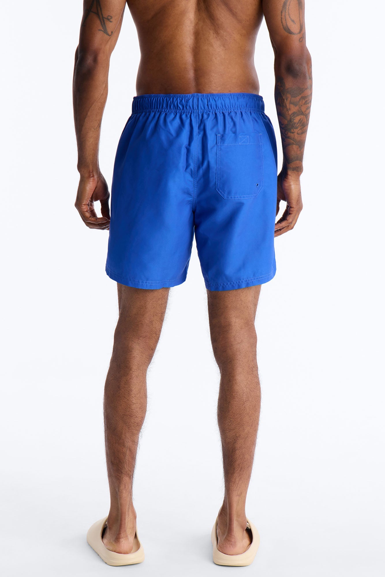 All The Drip Swim Trunk 7″ - Blue Fashion Nova