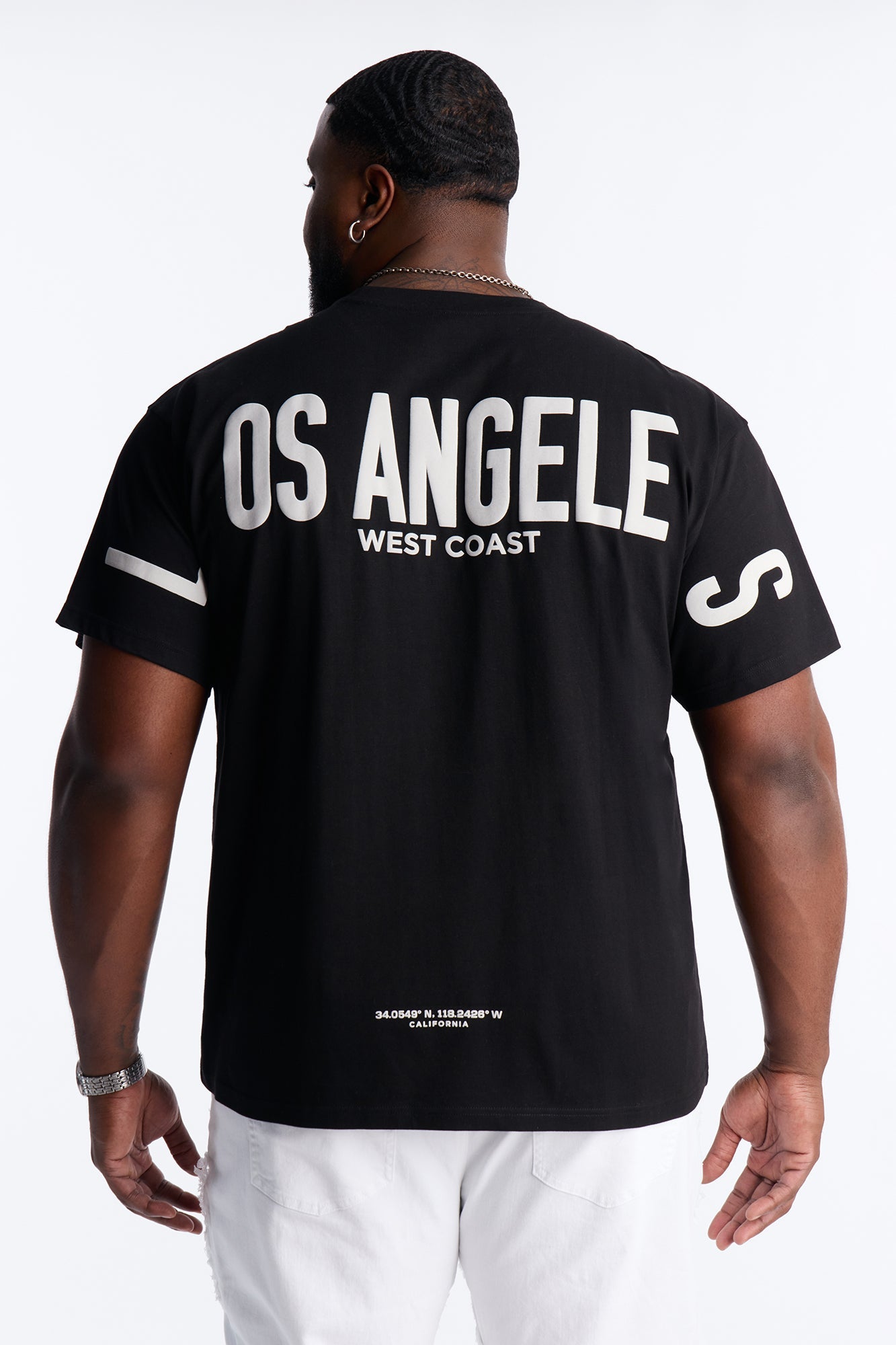 LA West Coast Short Sleeve Tee - Black Fashion Nova