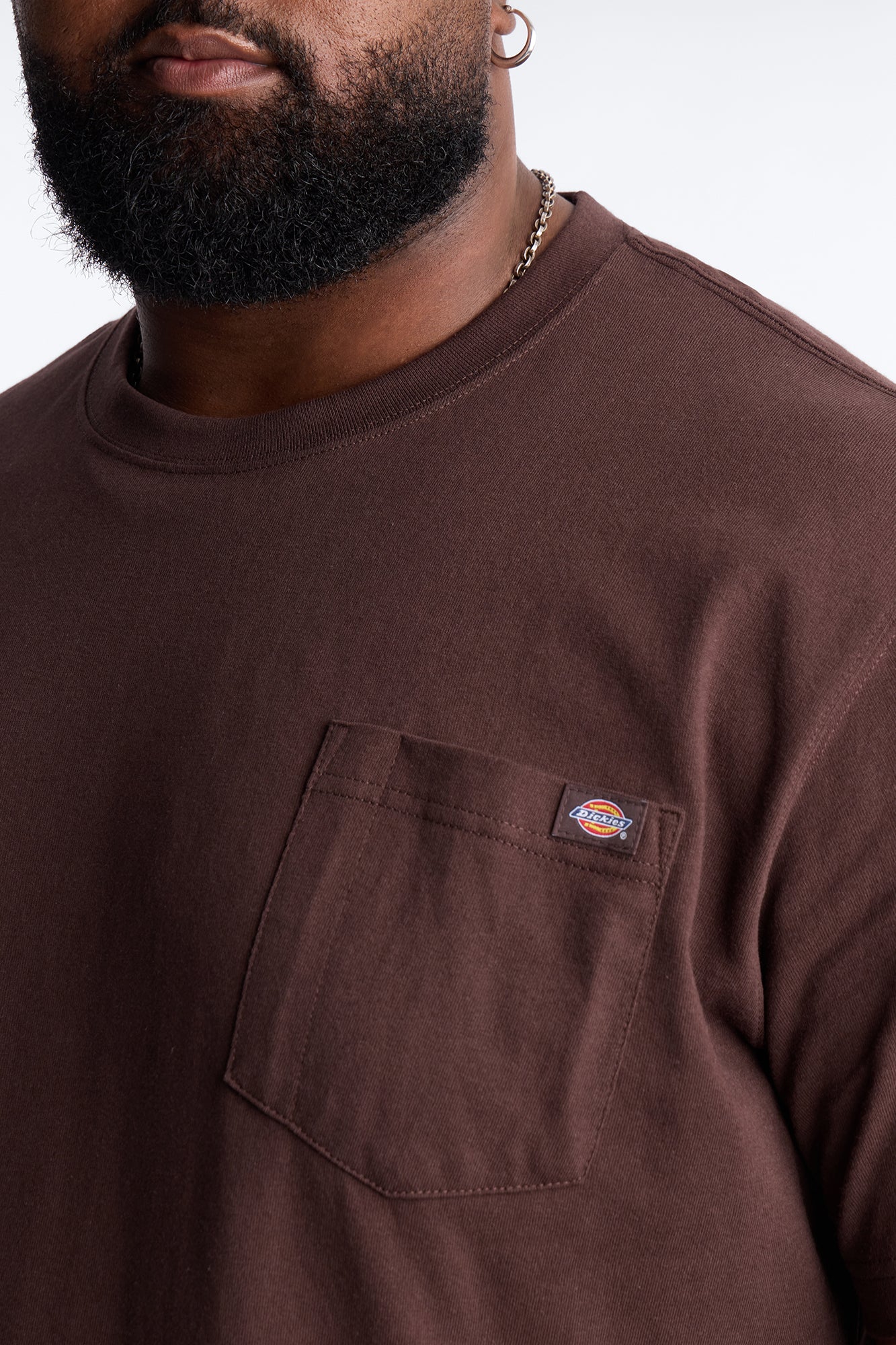 Dickies Heavyweight Short Sleeve Pocket Tee - Brown Fashion Nova